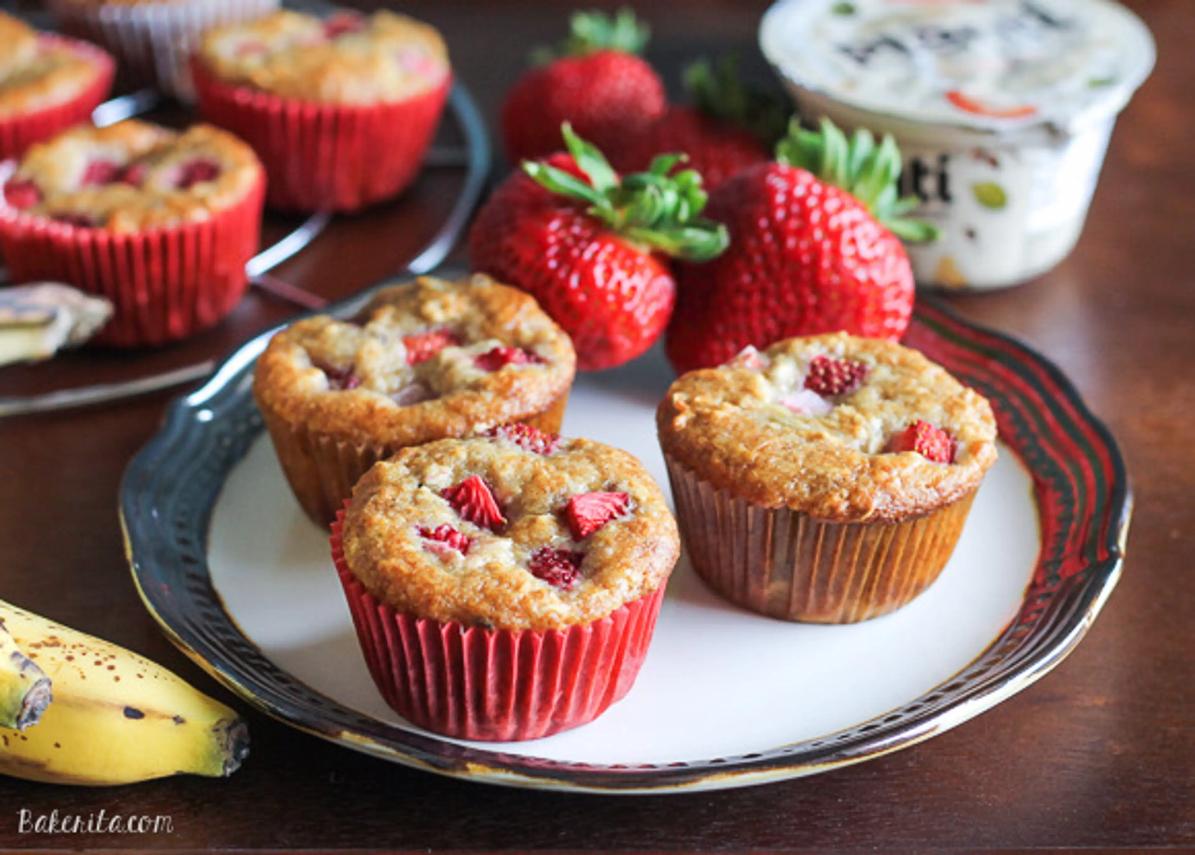 Strawberry Banana Muffins