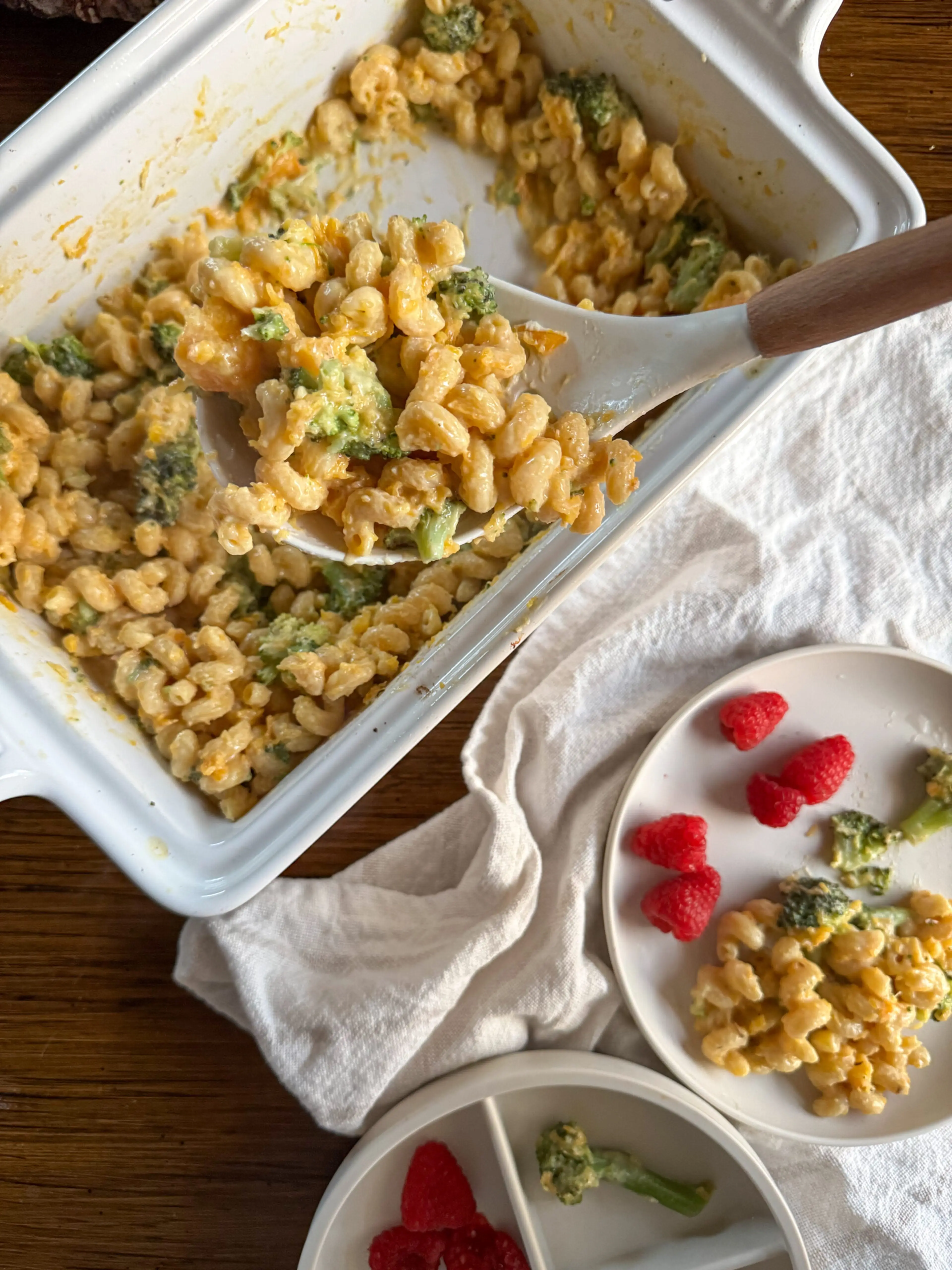 Easy Butternut Squash Boursin Pasta with Broccoli