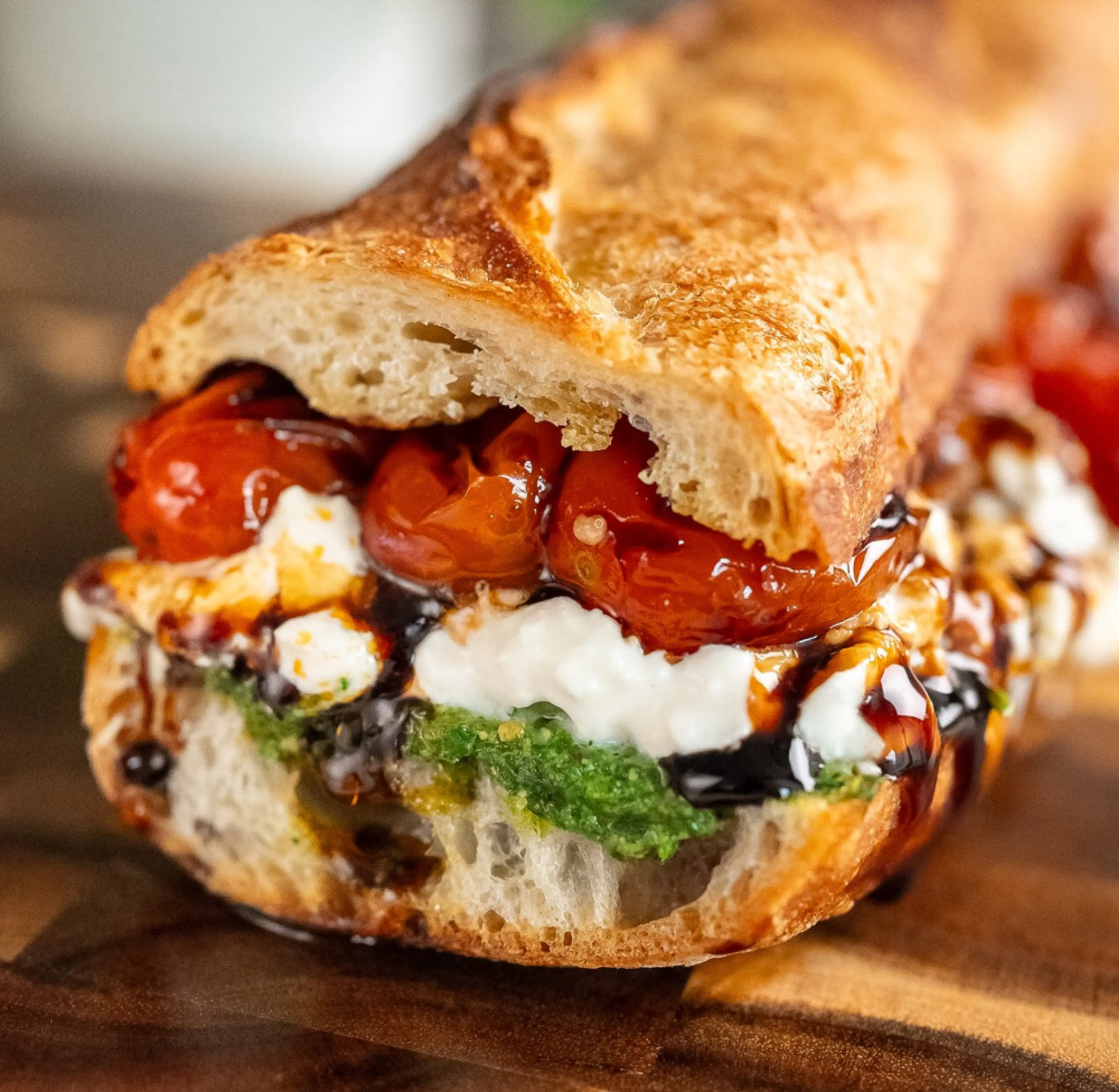 Burrata Caprese Sandwich