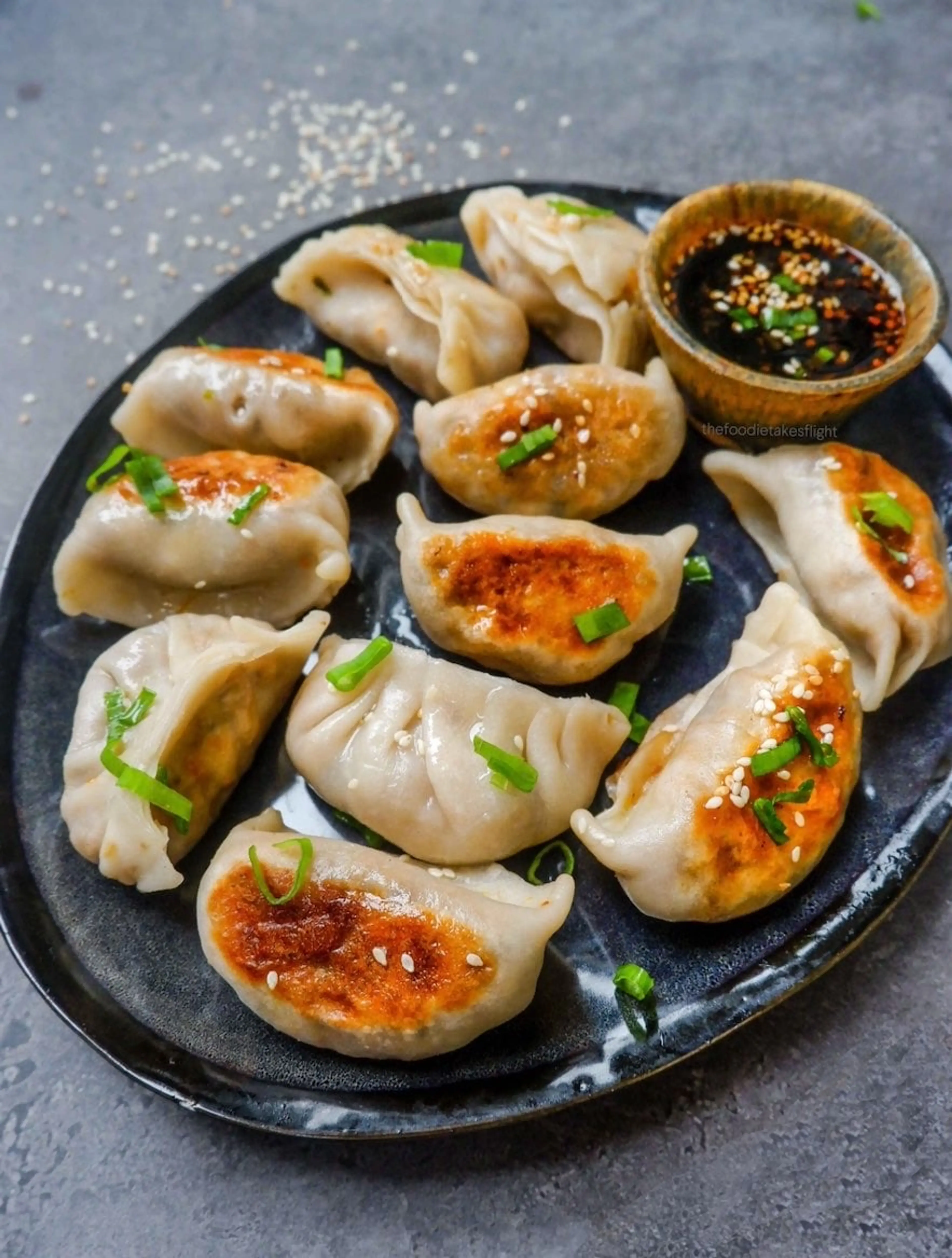 Homemade Vegetable Potstickers or Dumplings (Vegan Recipe)