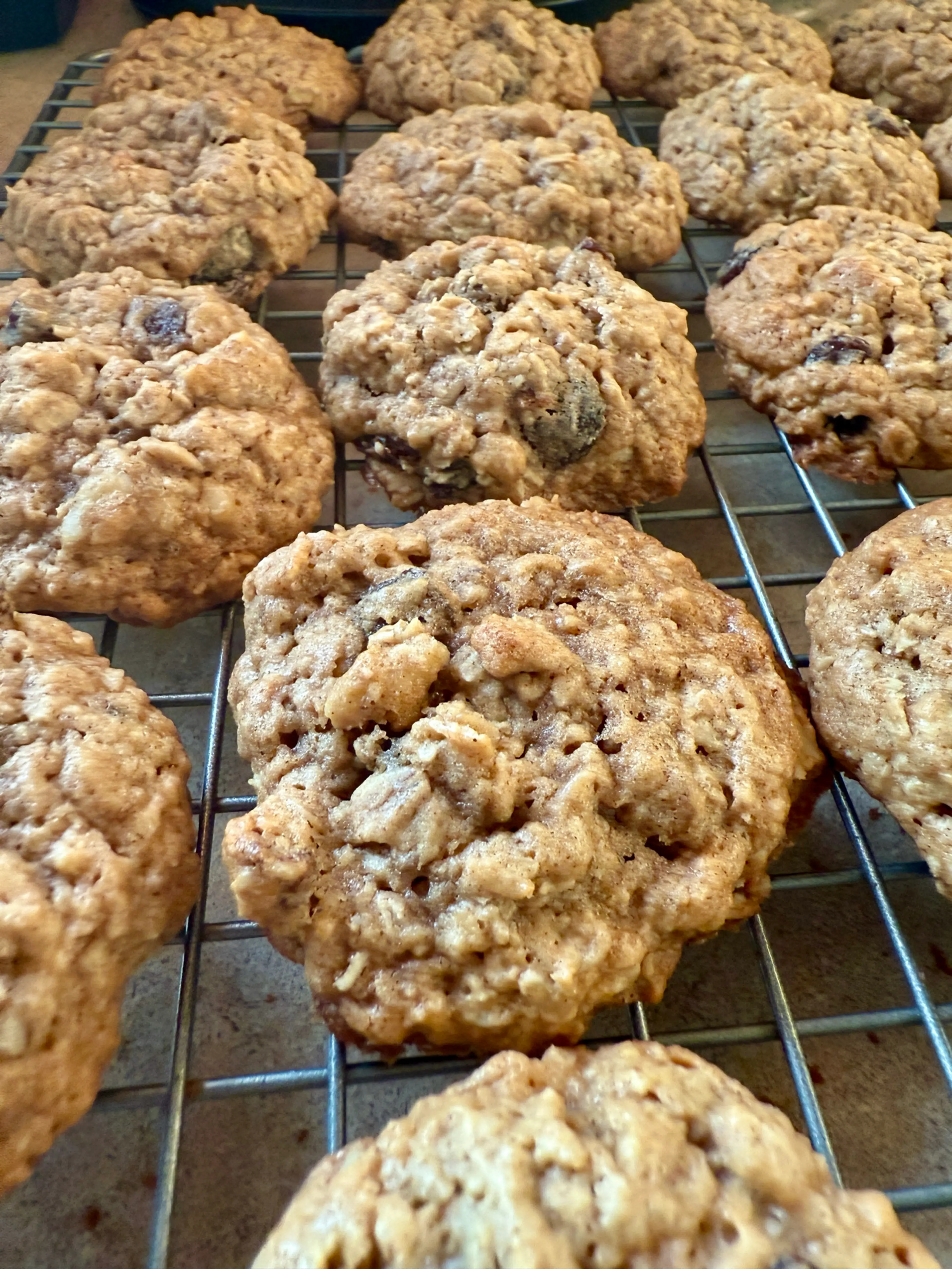 Soft and Chewy Oatmeal Raisin Cookies