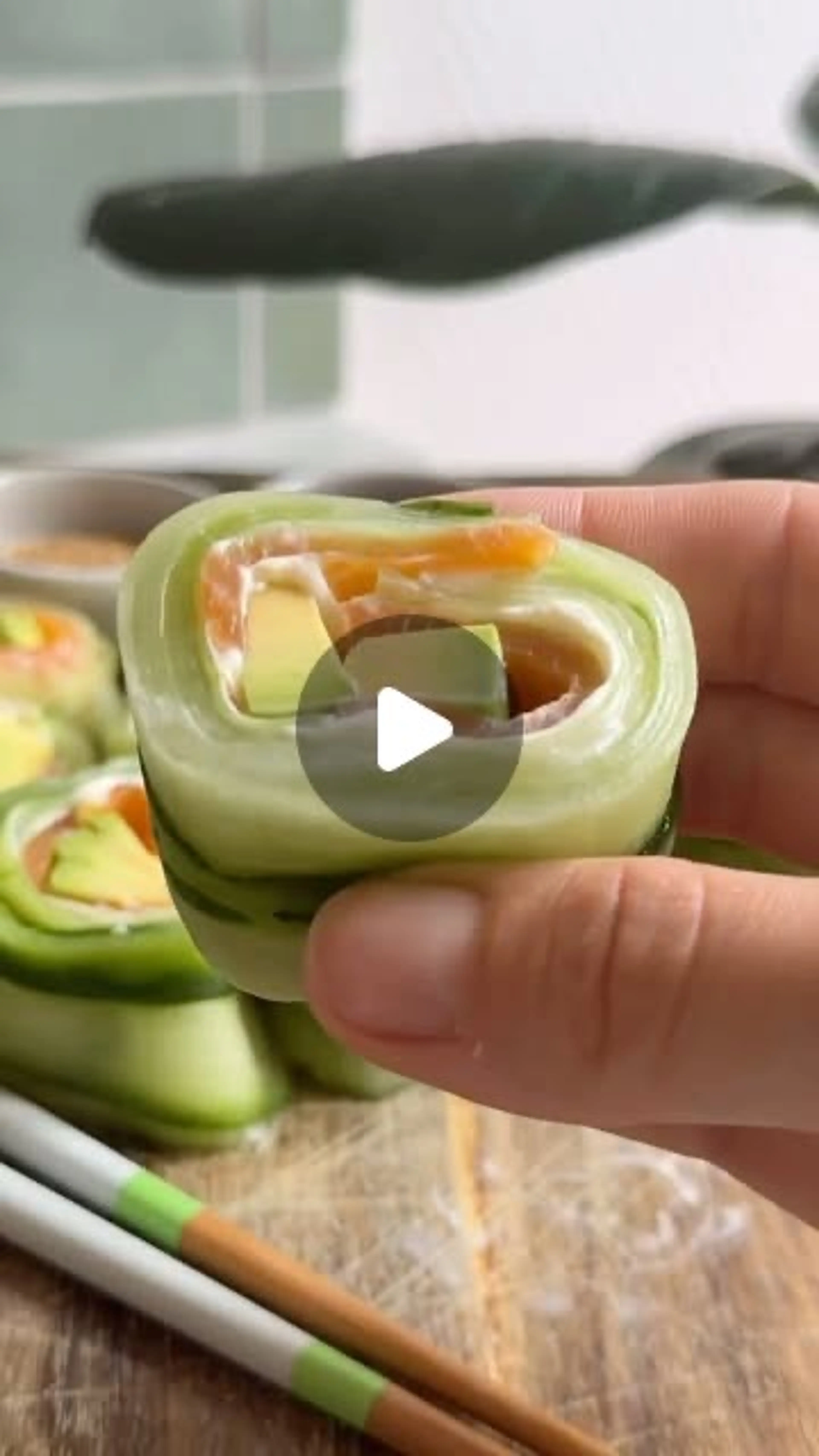 Cucumber Sushi Rolls