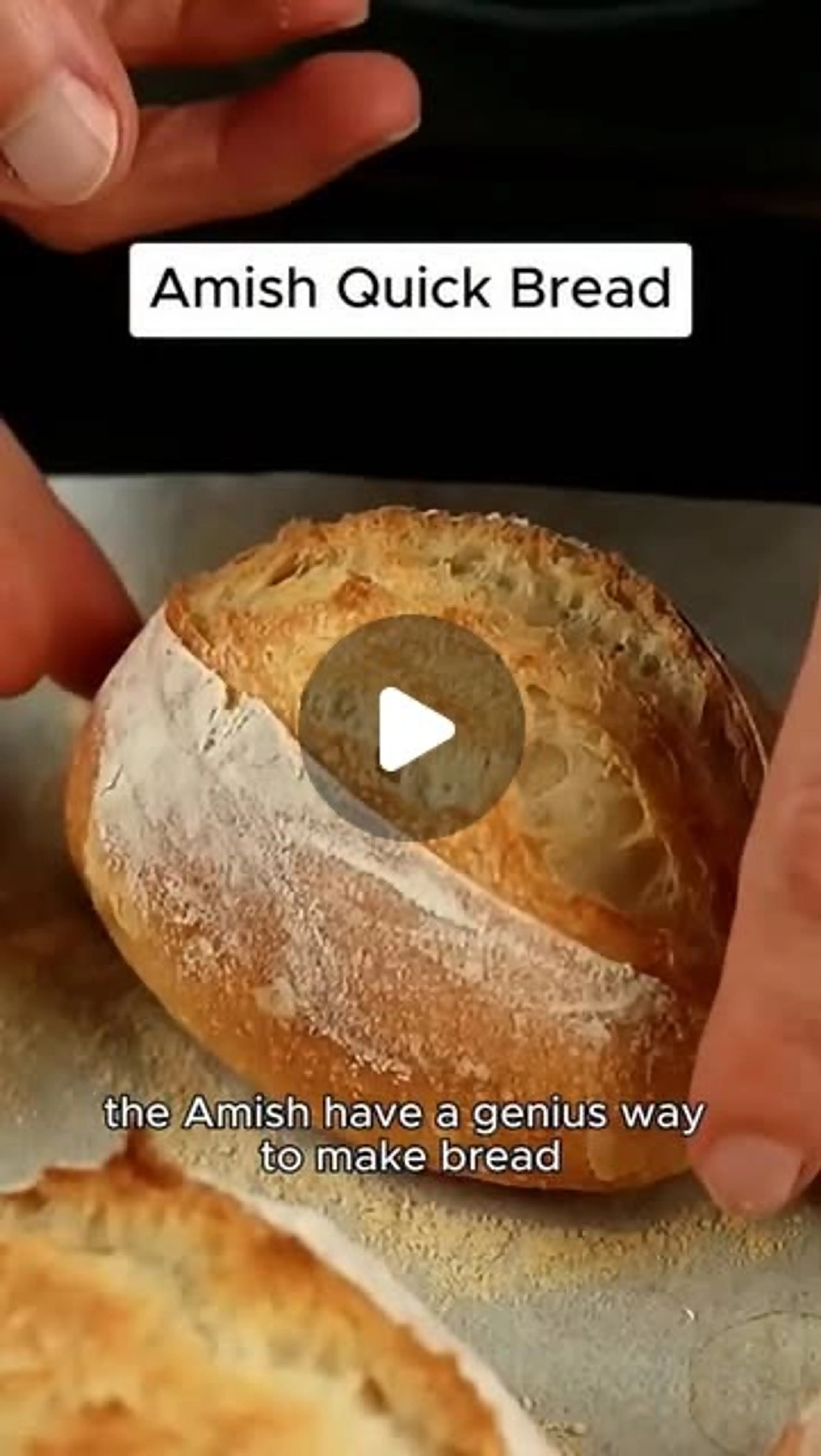 Amish Quick Bread — No Knead