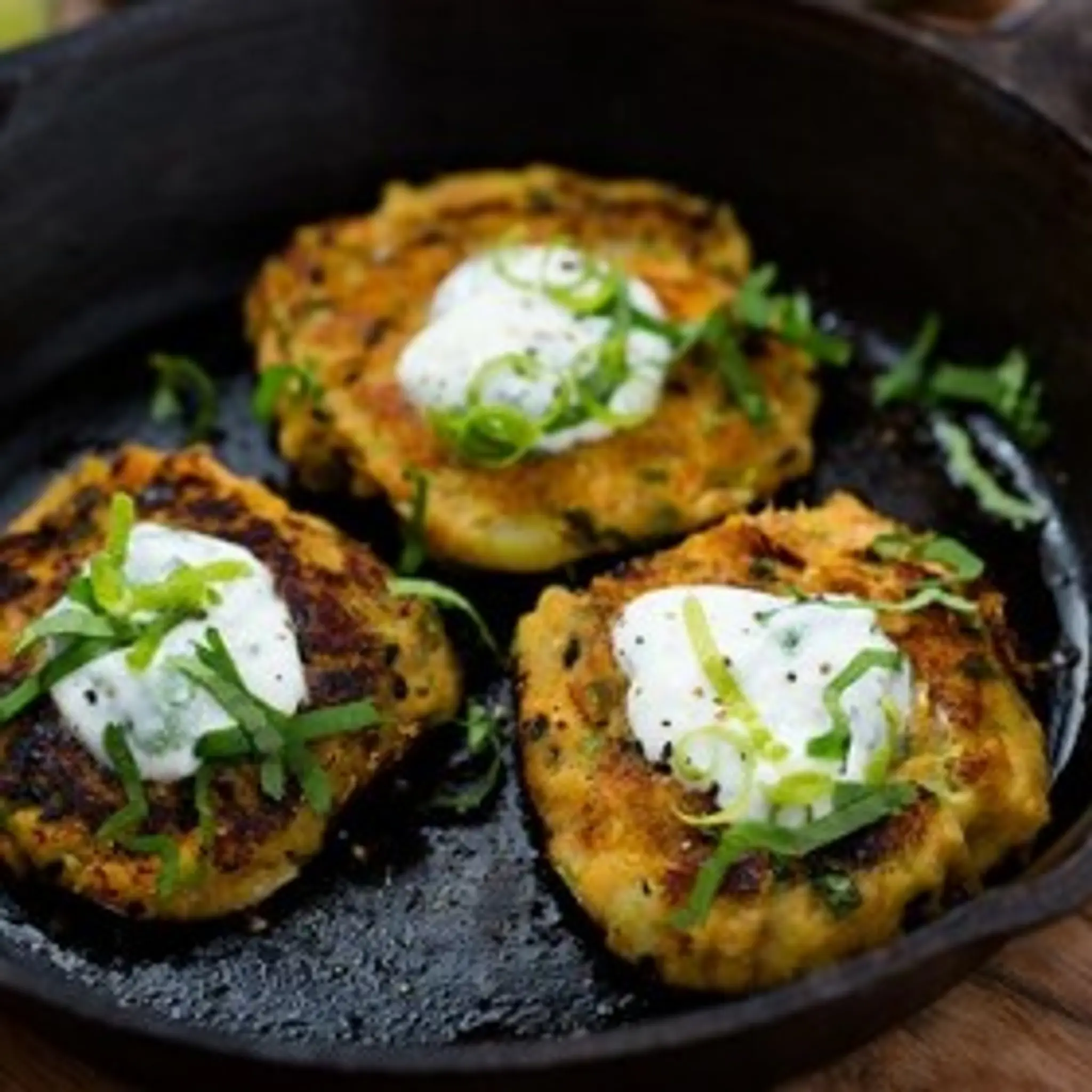 Salmon and Kumara Cakes