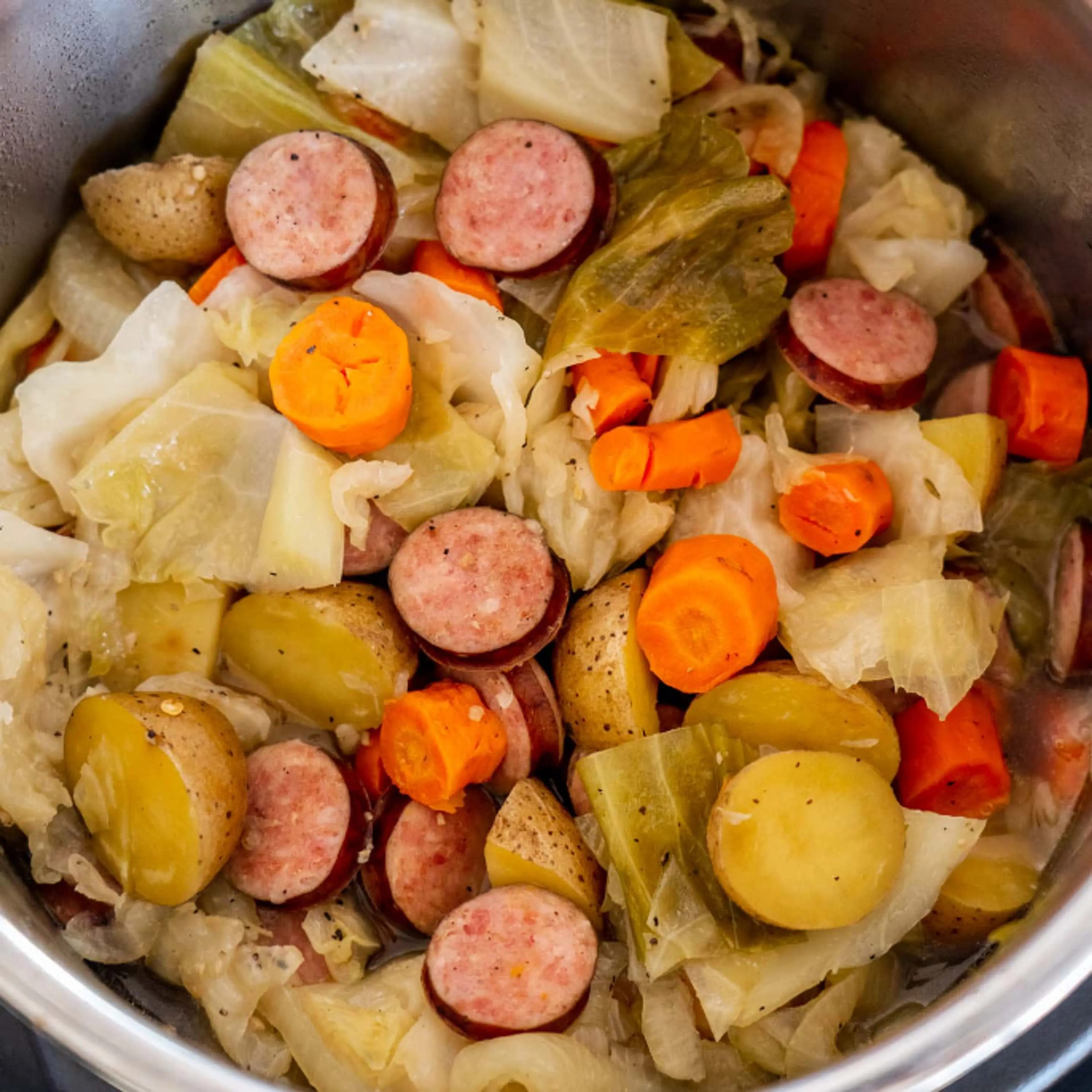 Instant Pot Kielbasa and Cabbage (15 minutes)
