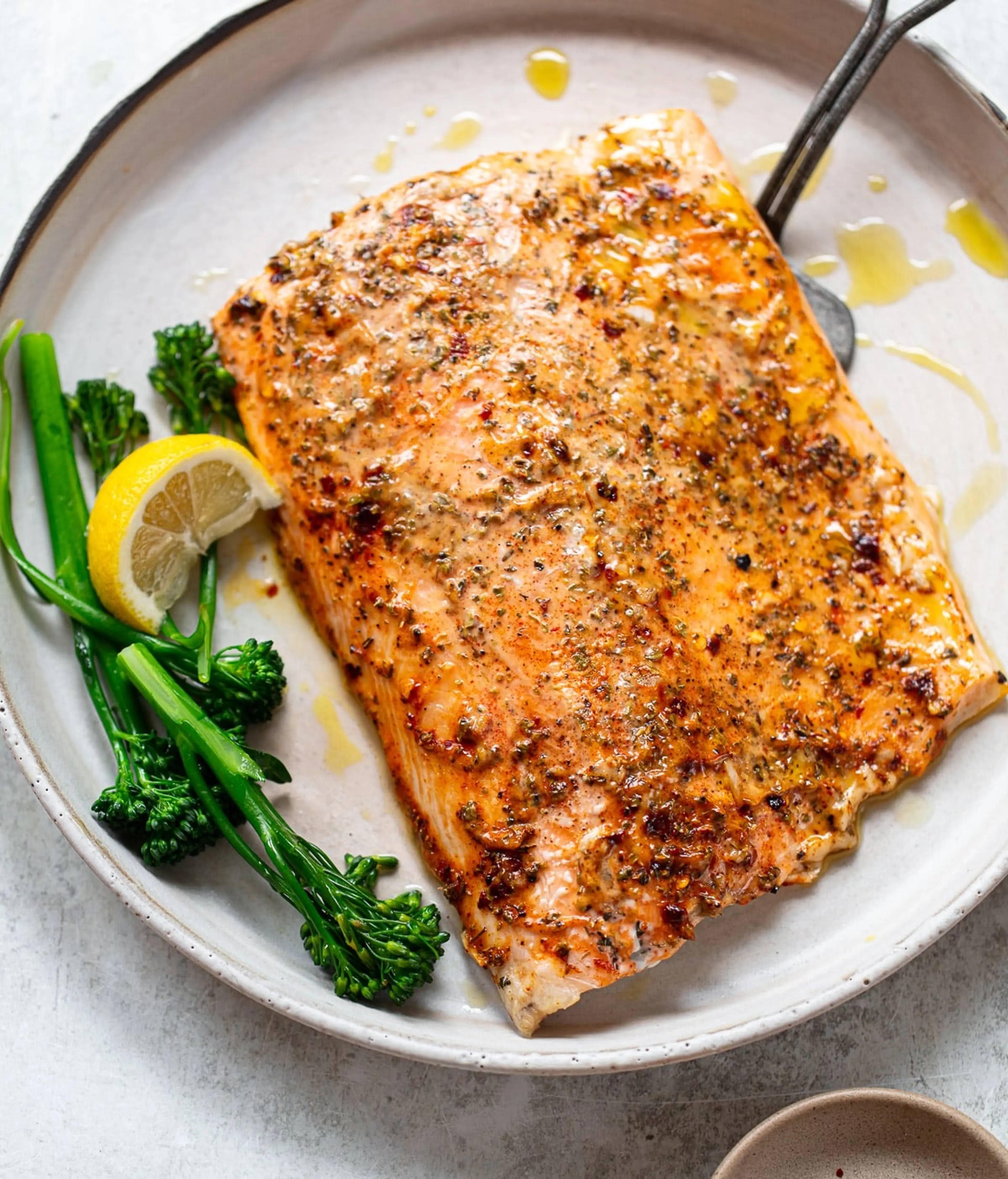 Foolproof Baked Salmon with Lemon Mayo