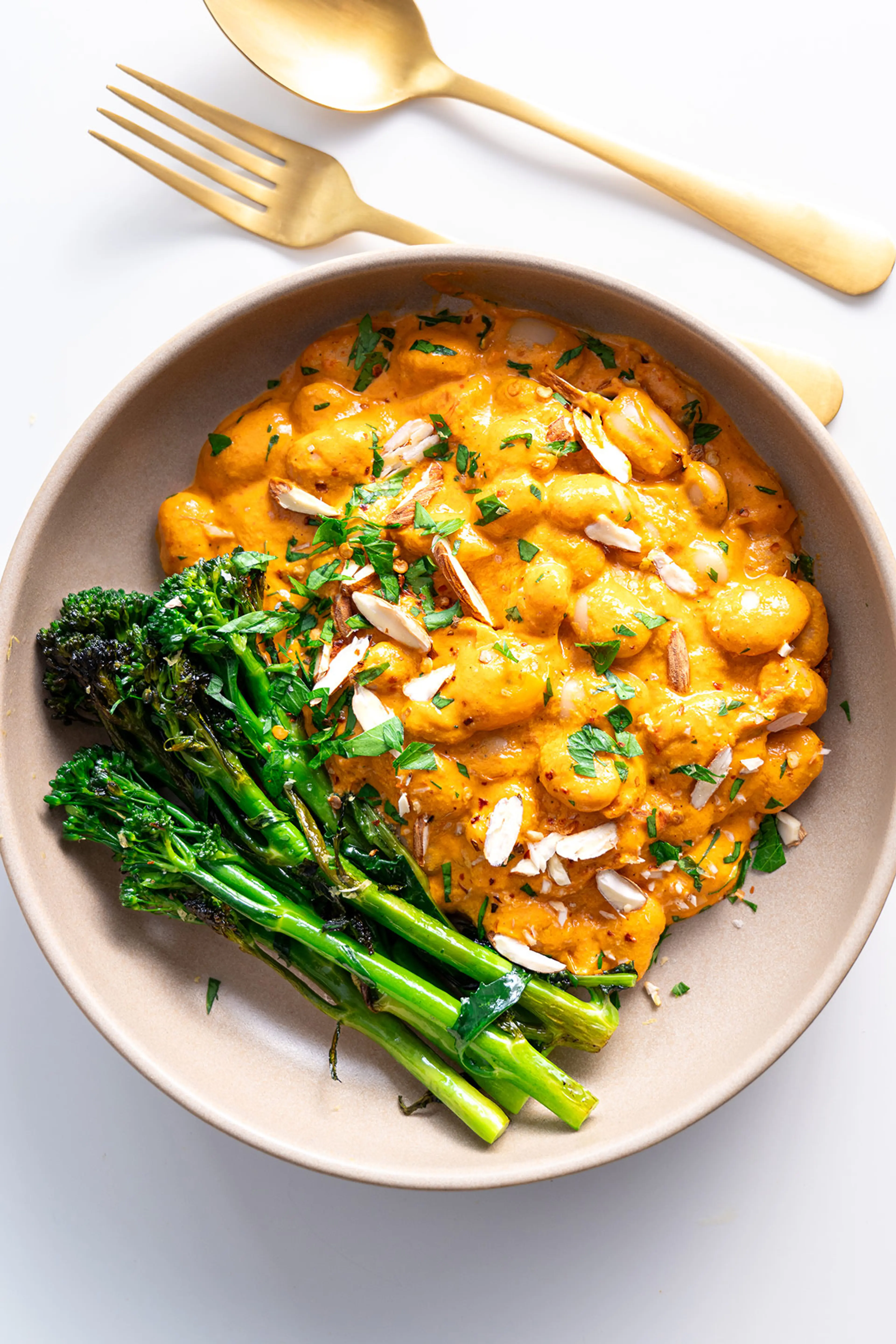 High-Protein Romesco Butter Beans