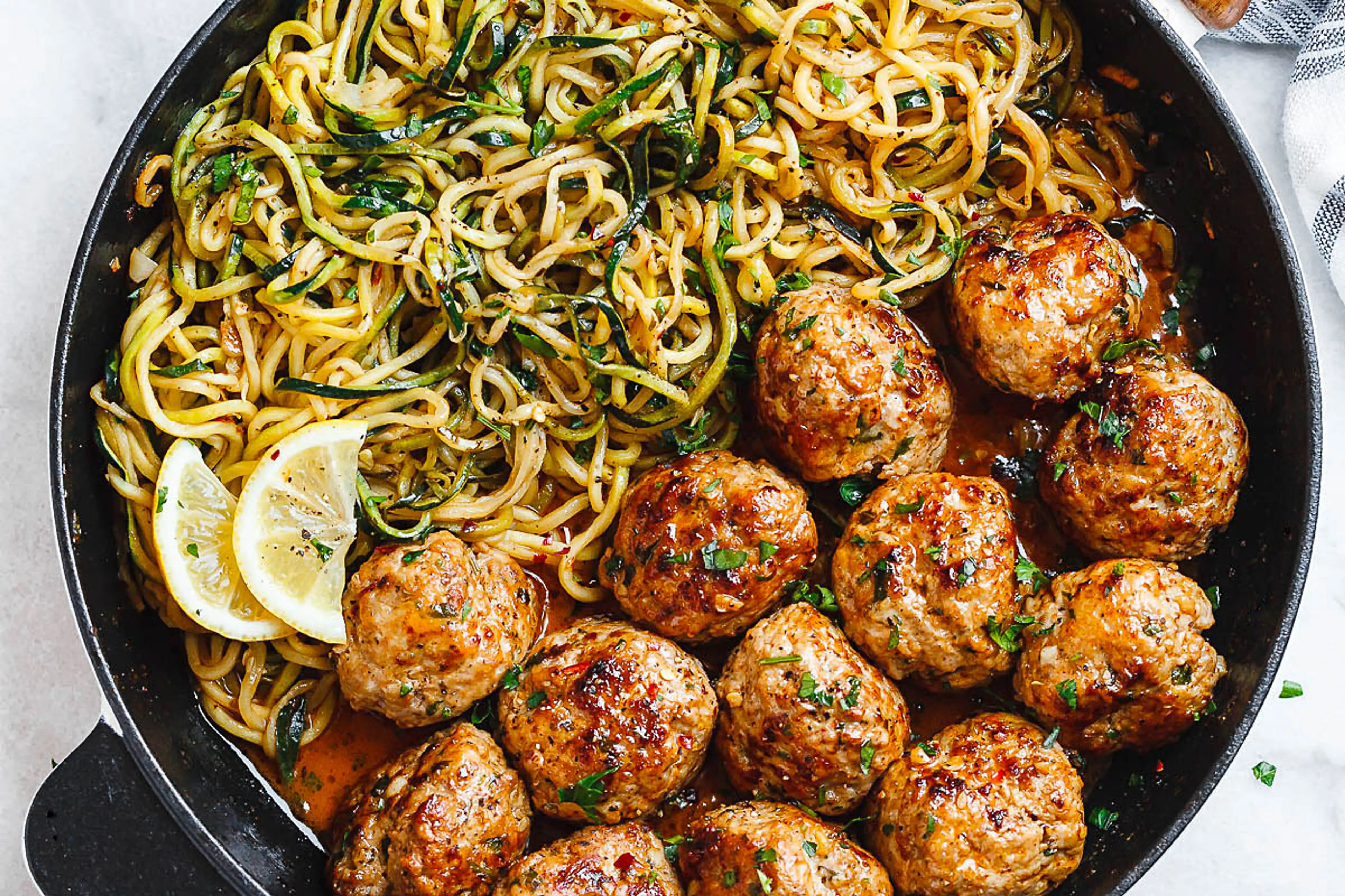 Garlic Butter Turkey Meatballs