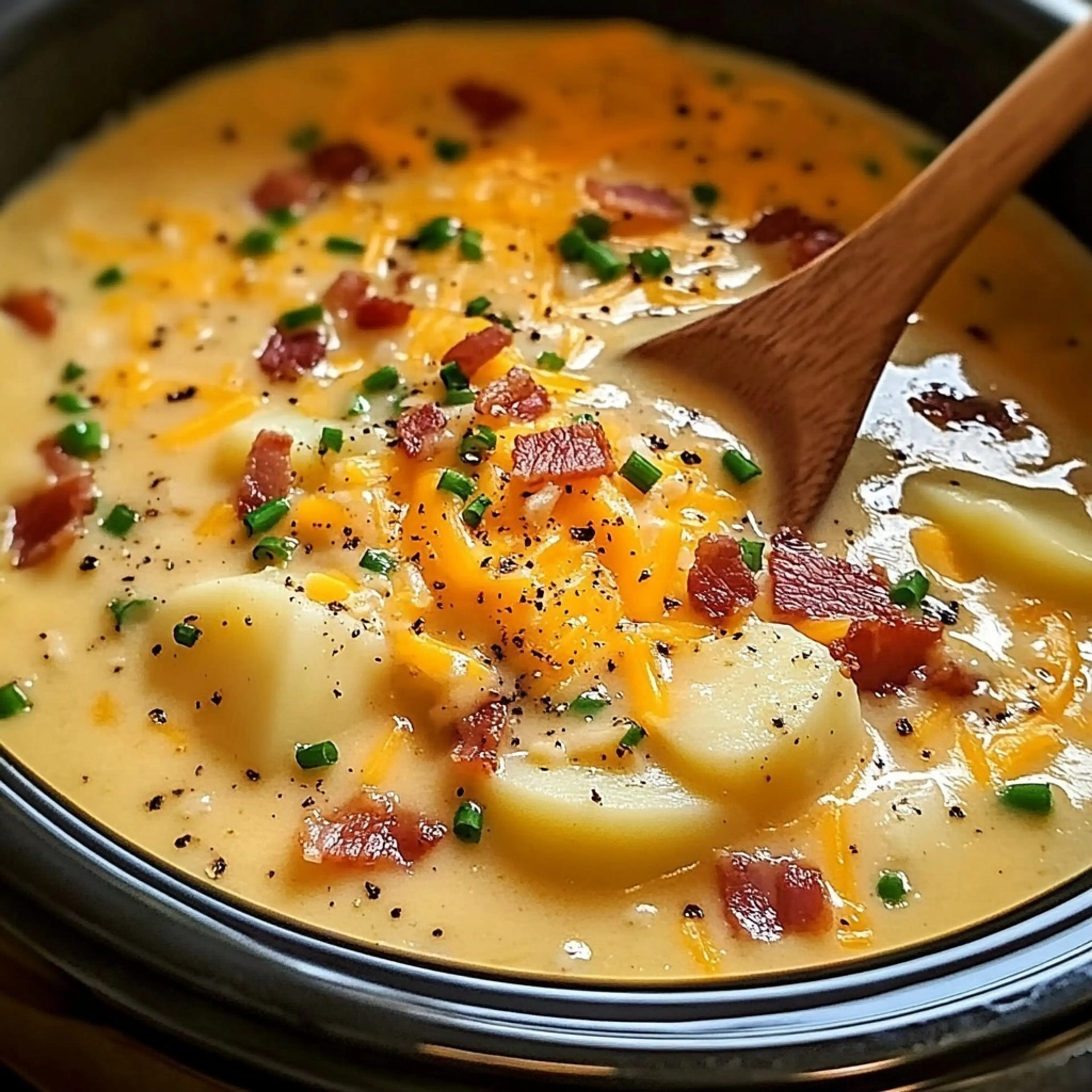 Crock Pot Crack Potato Soup