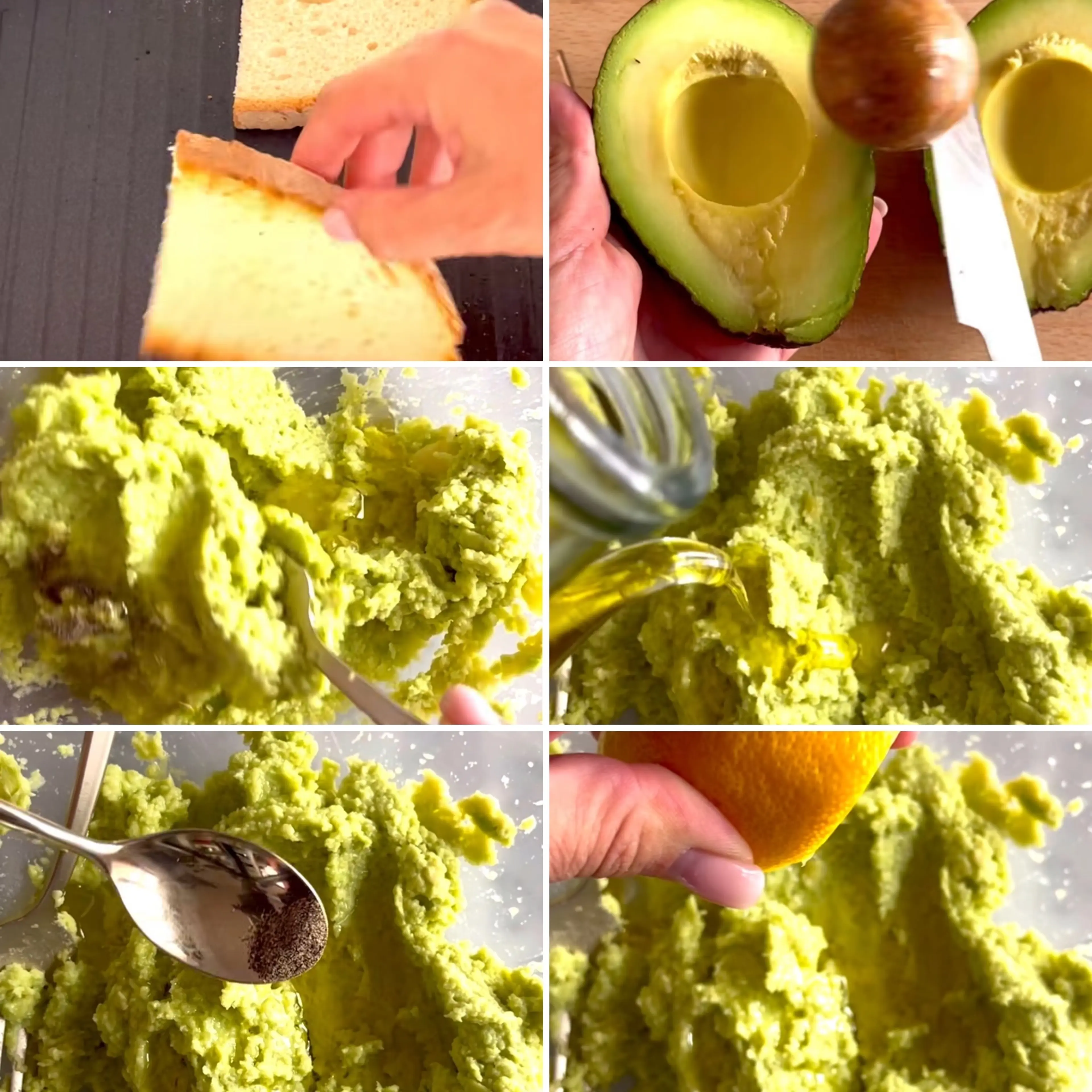 Bruschette Avocado e Alici