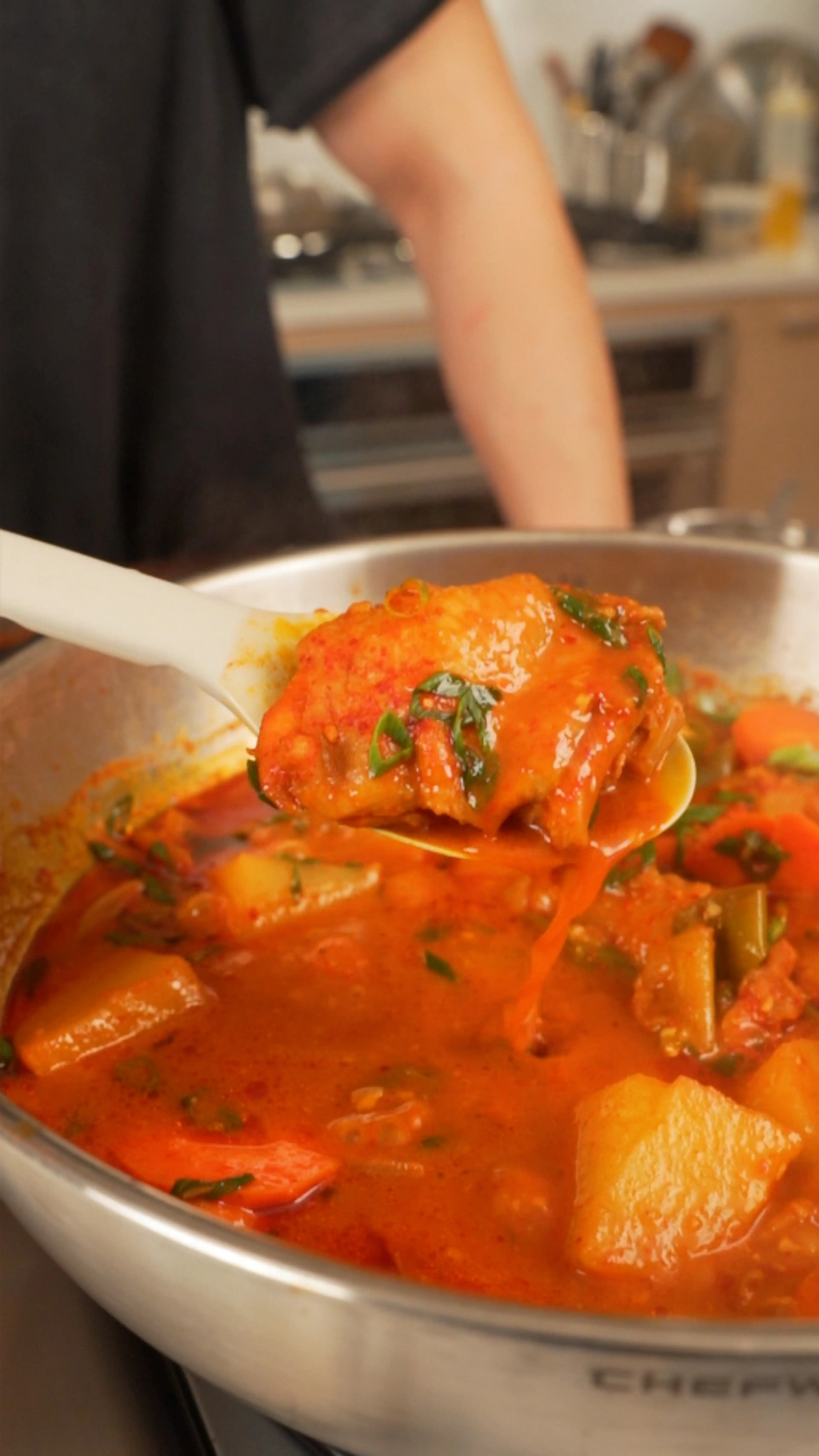 Spicy Korean Chicken Stew (Dakdoritang)