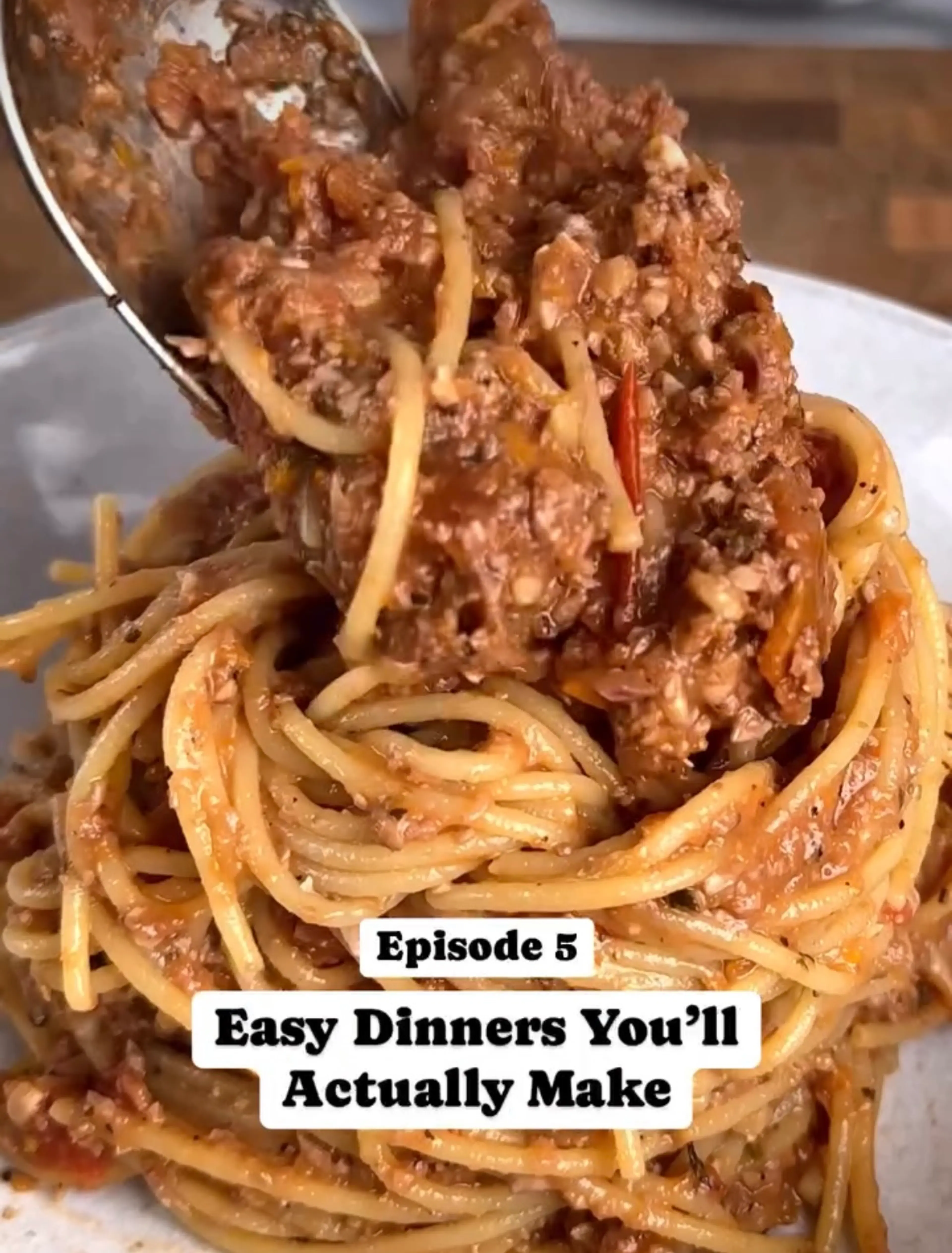 Mushroom & Walnut Bolognese