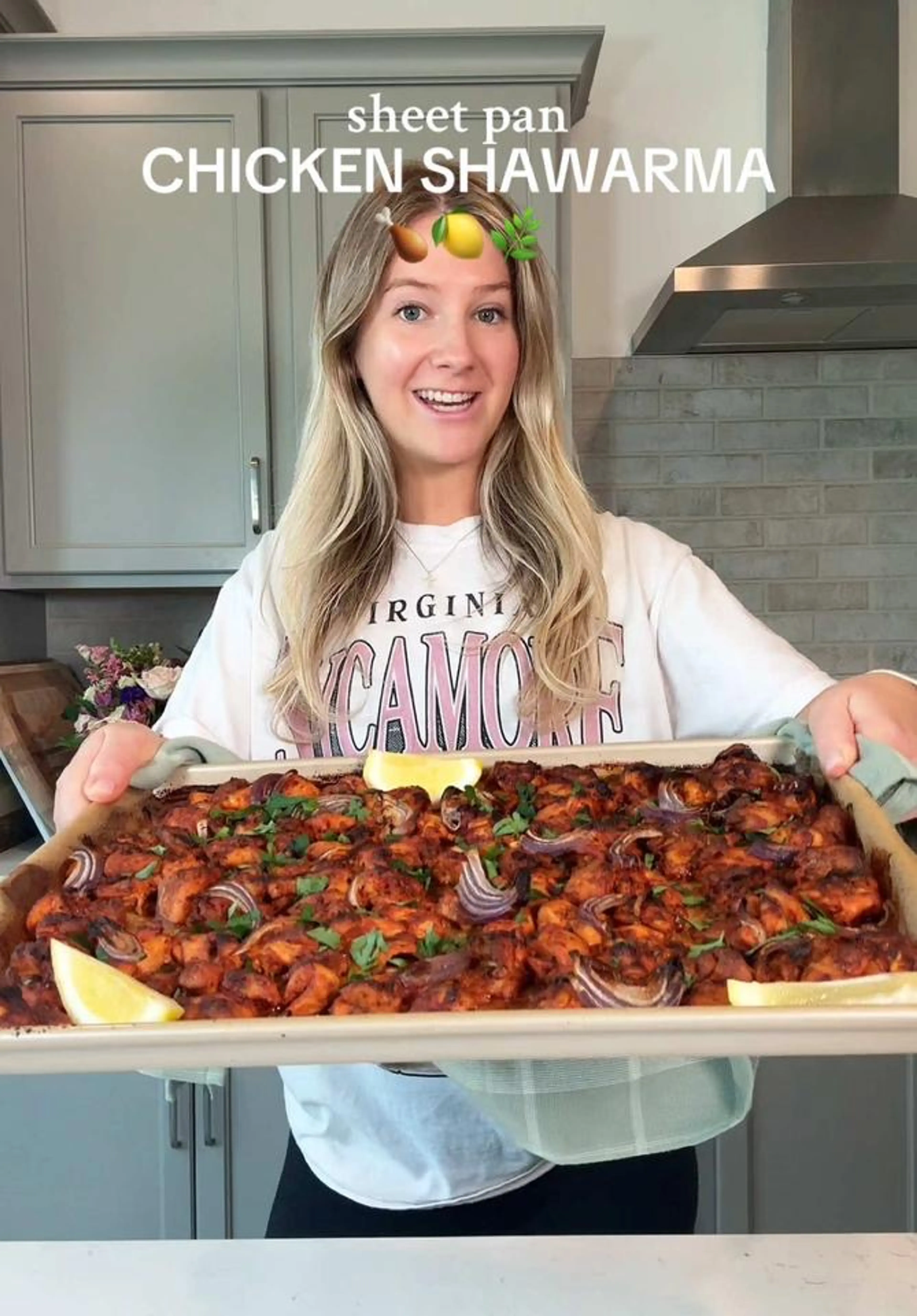 Sheet Pan Chicken Shawarma