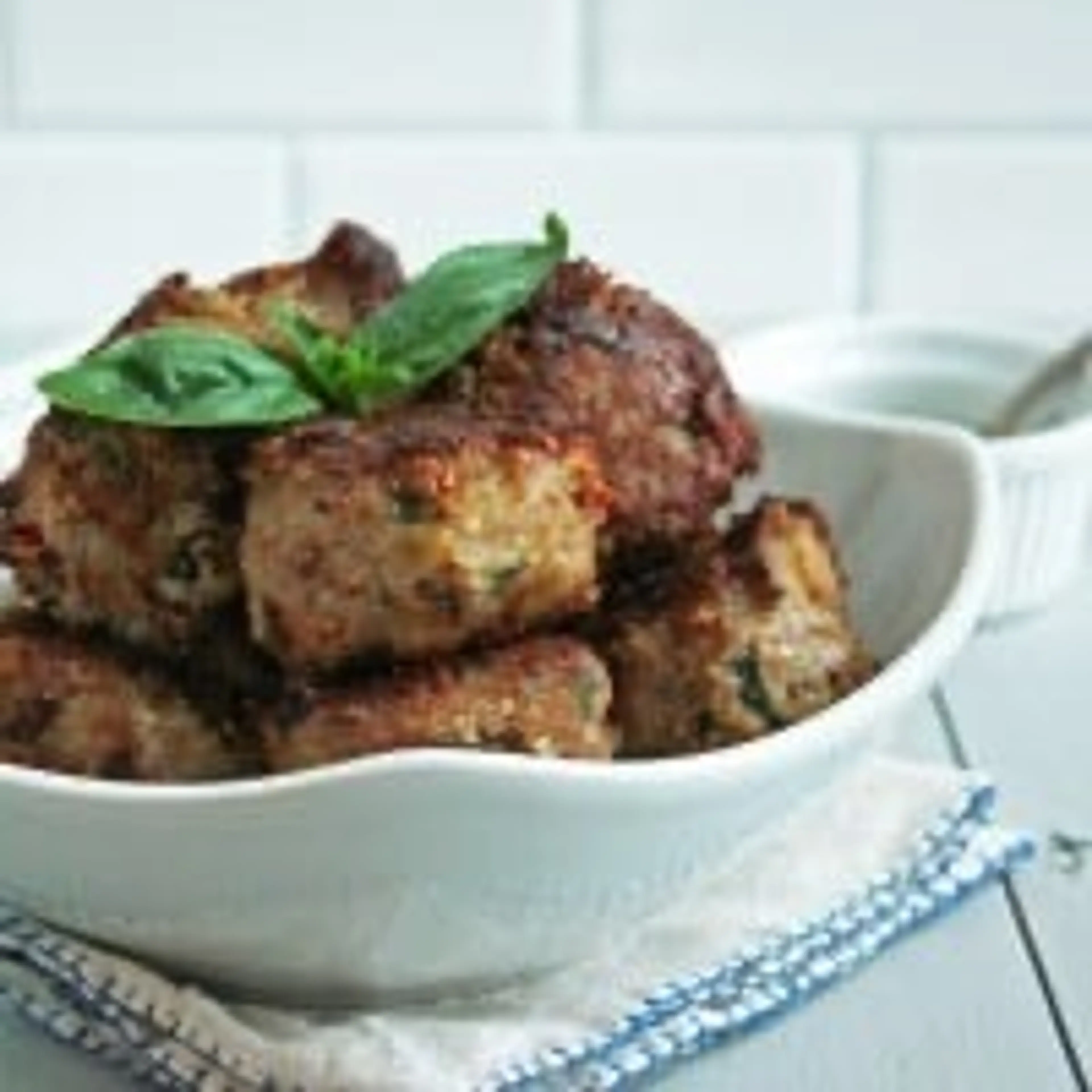Caprese Meatballs (Low Carb & Gluten Free)