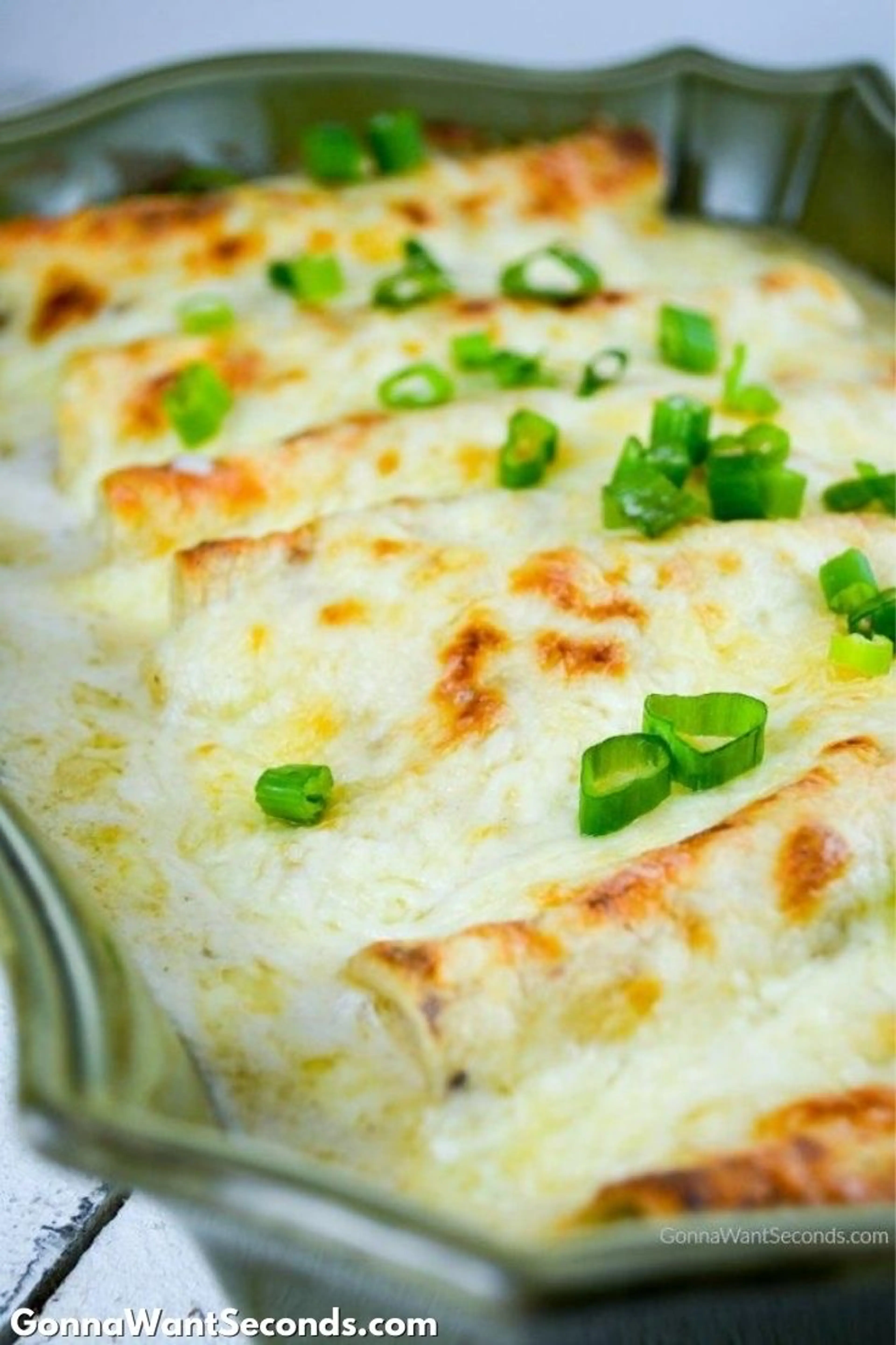White Chicken Enchiladas