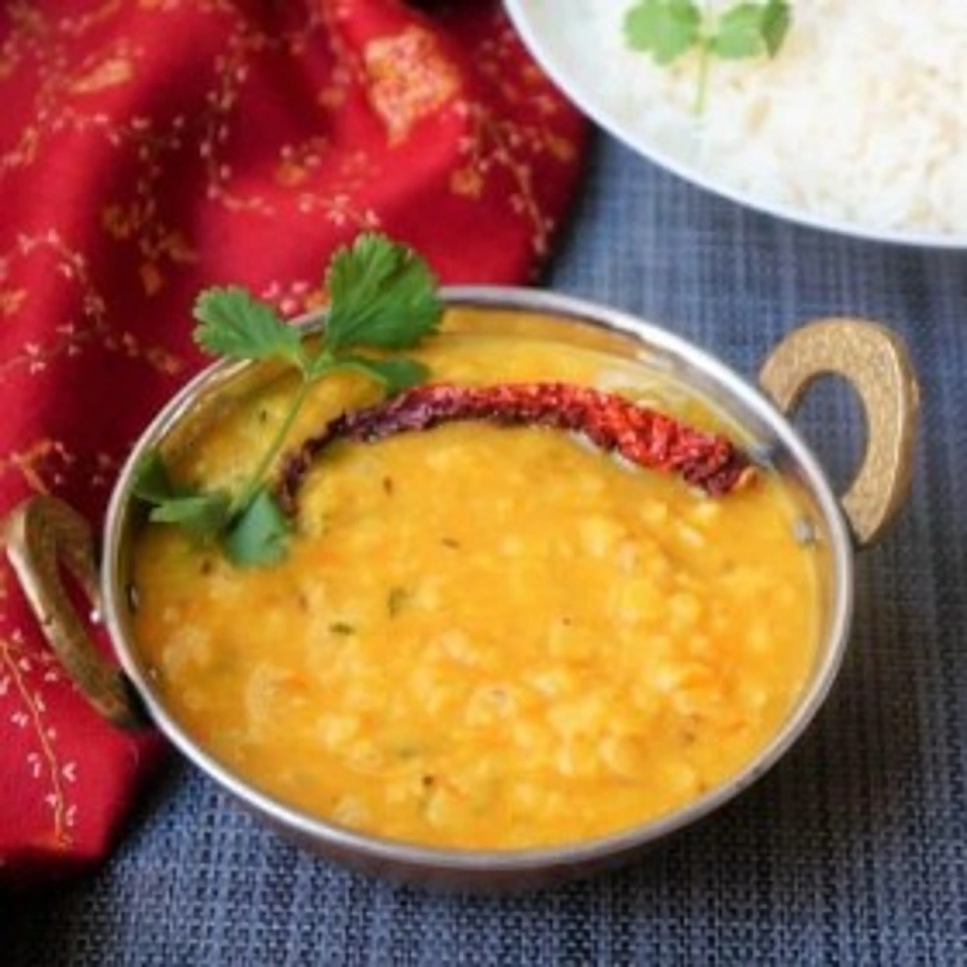 Instant Pot Dal Tadka / Dal Fry with Basmati Rice