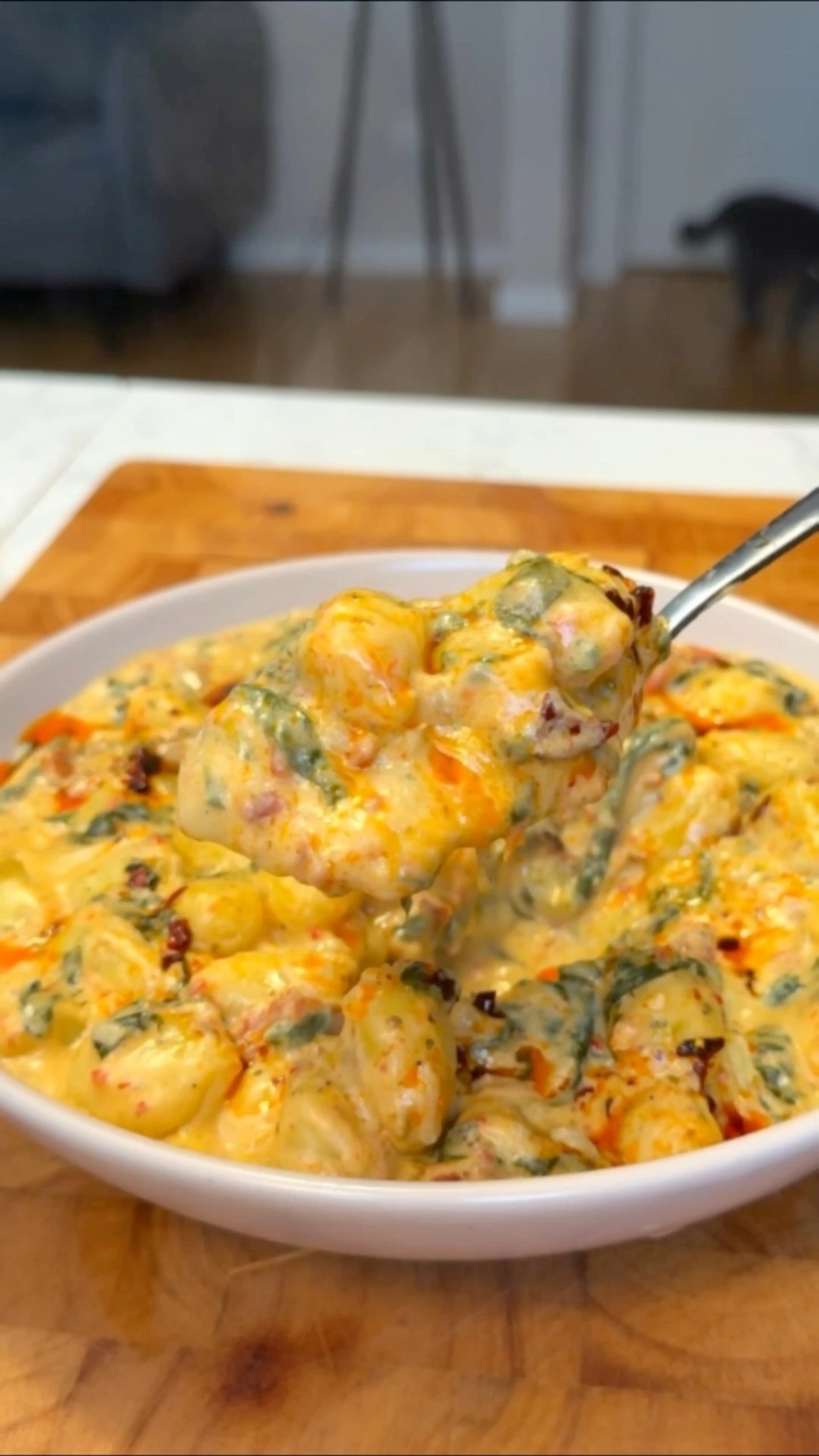 Tomato Spinach Gnocchi - Creamy