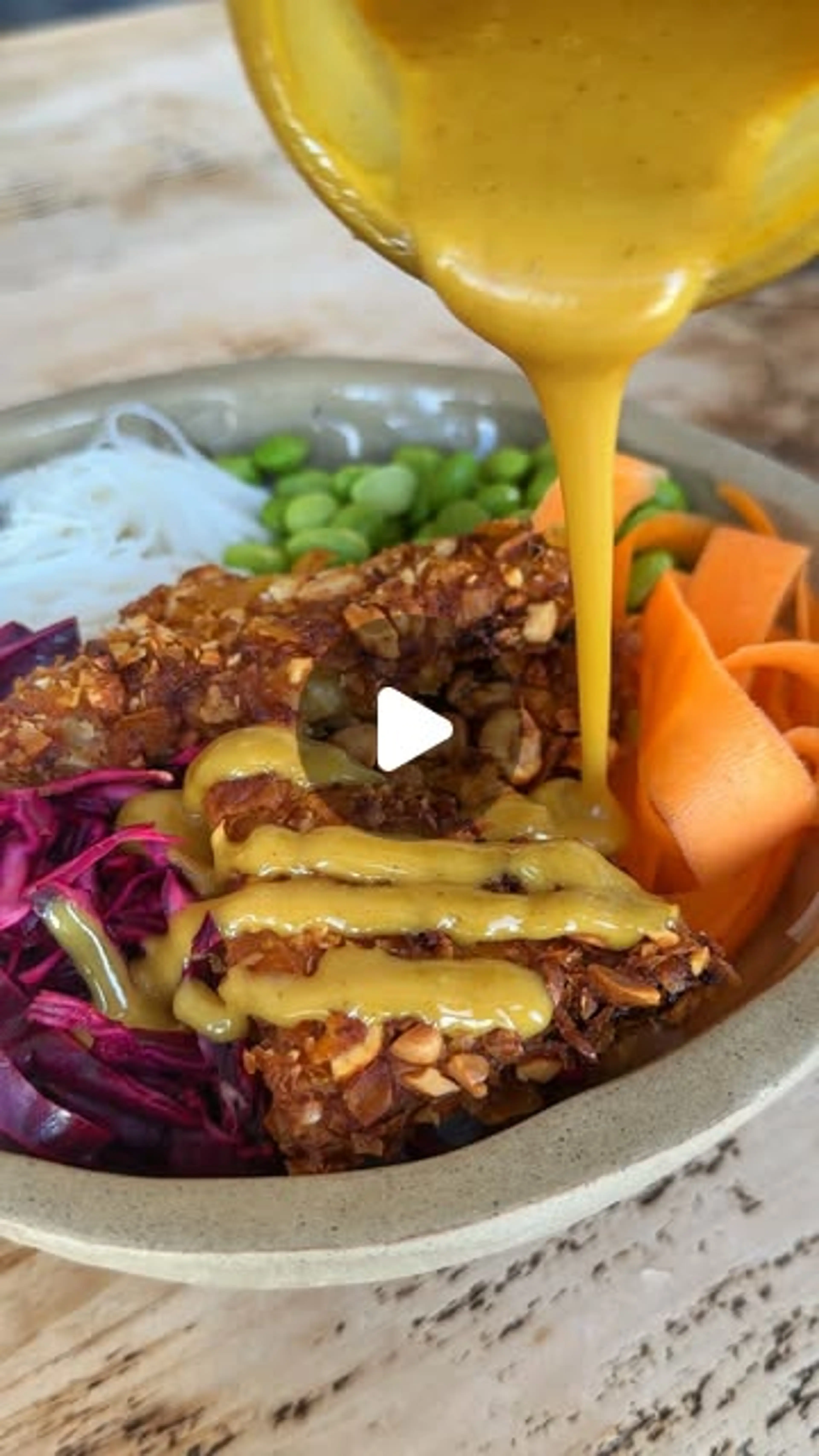 Crispy Cornflake & Peanut Coated Tofu