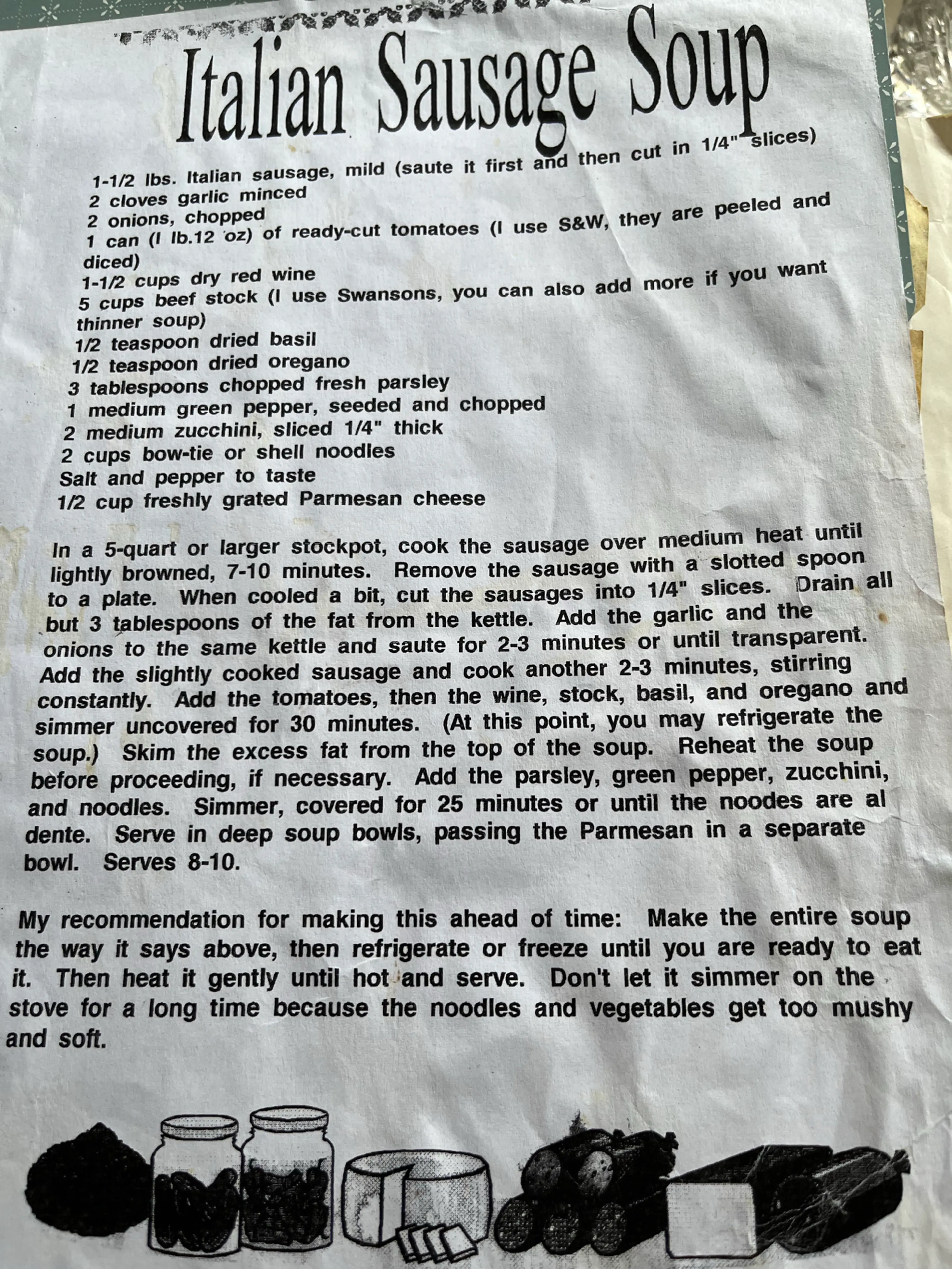 Italian Sausage Soup