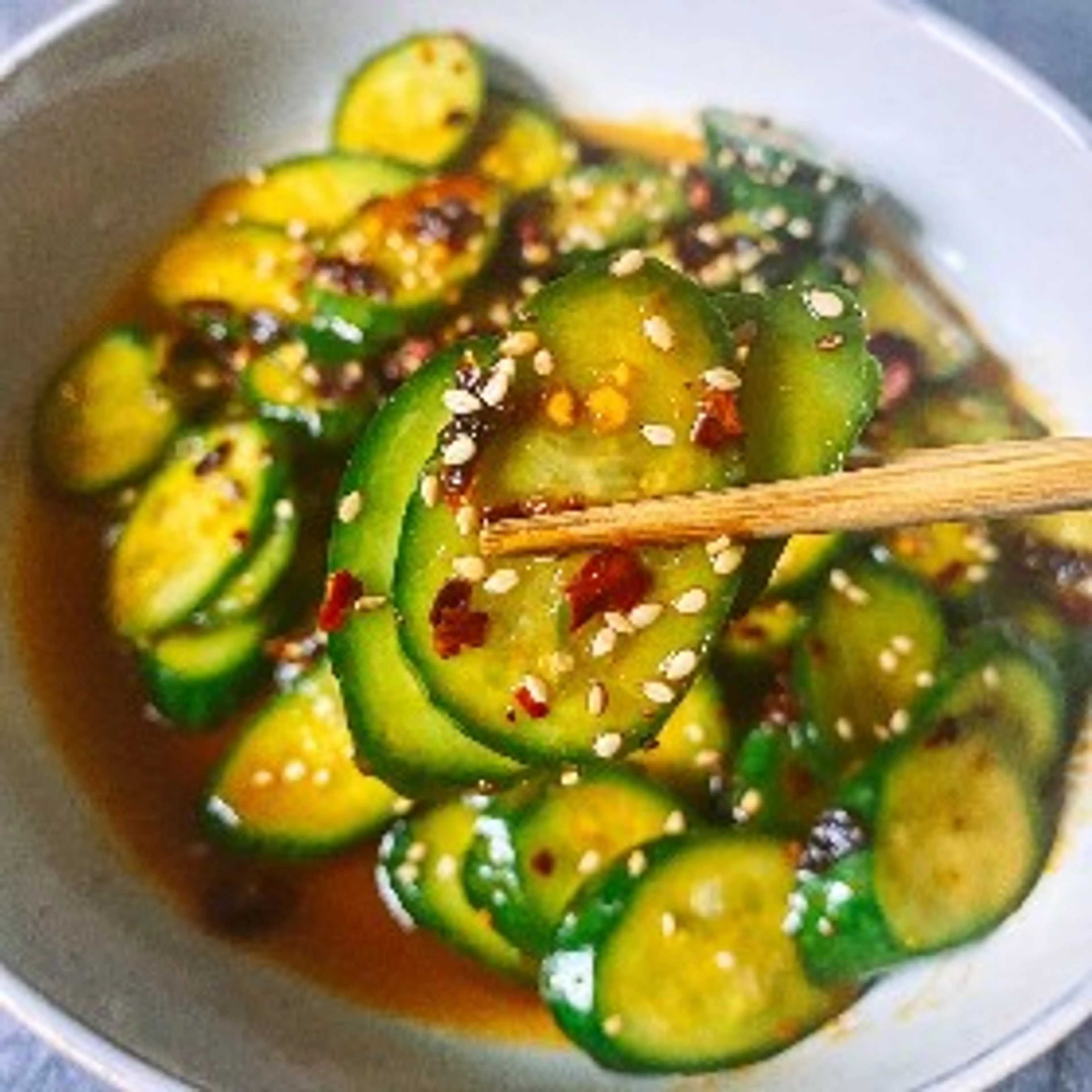 Easy Asian Cucumber Salad