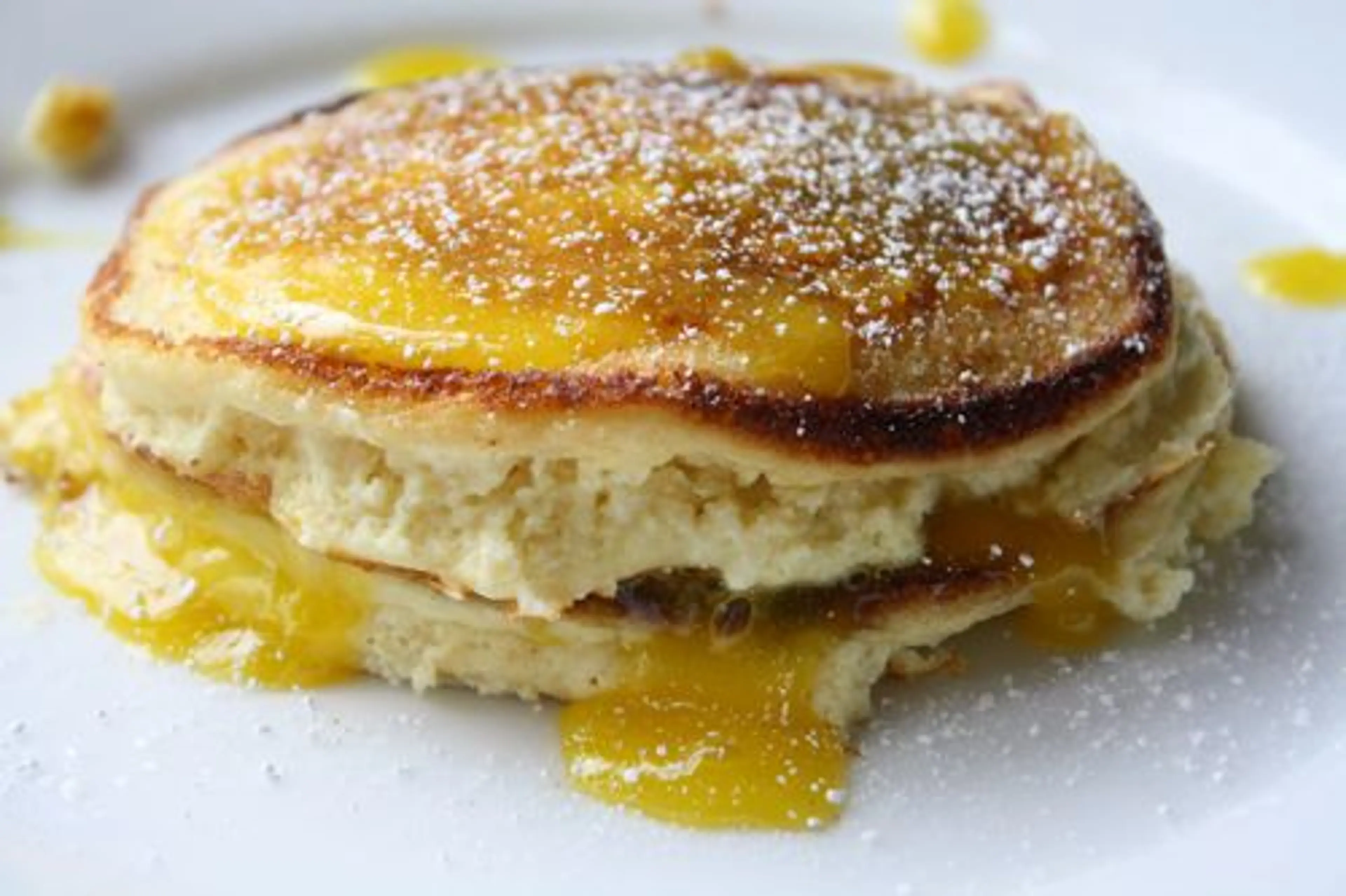 Dinner Tonight: Ricotta Pancakes with Lemon Curd Recipe