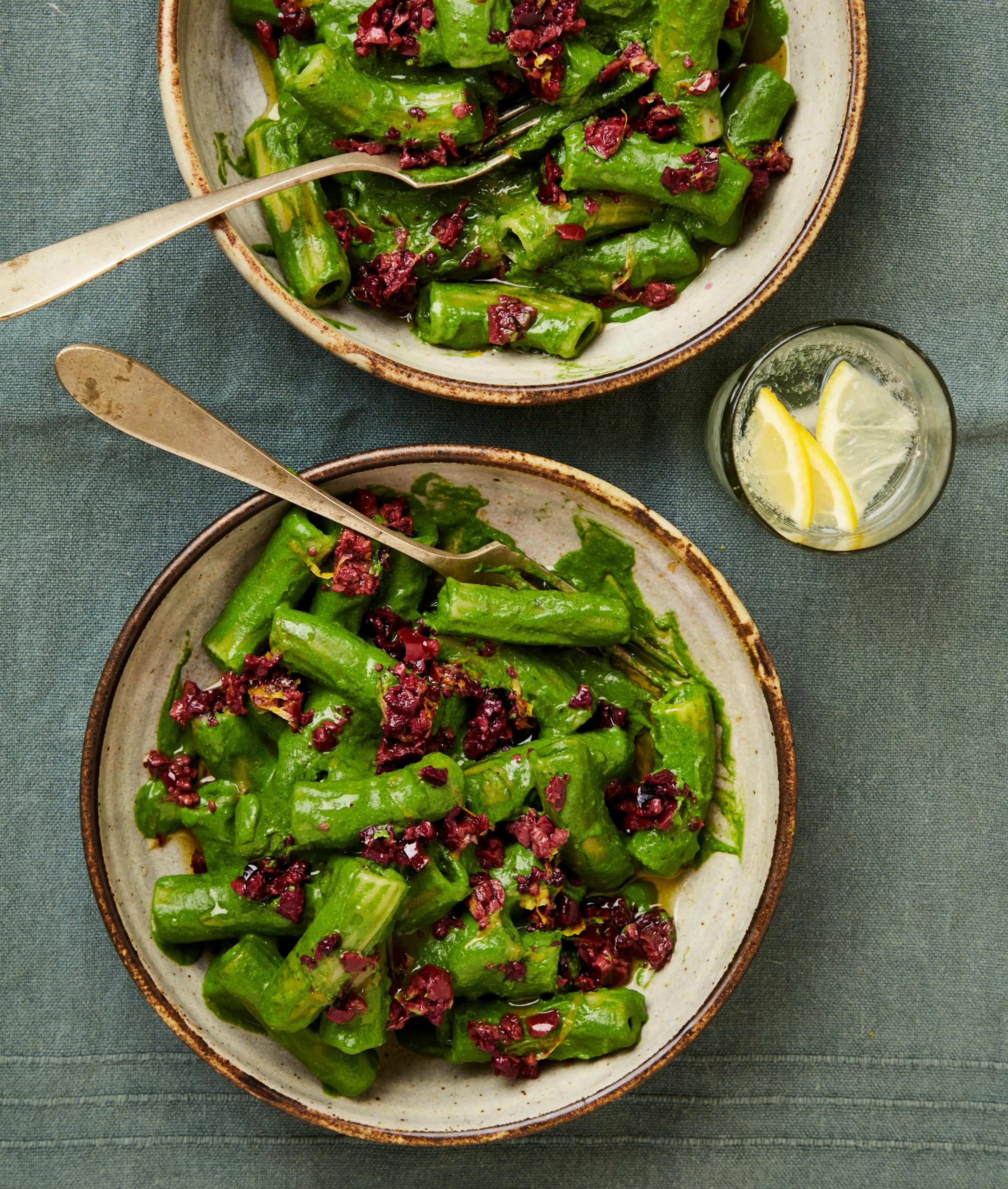 Joy’s creamy green pasta