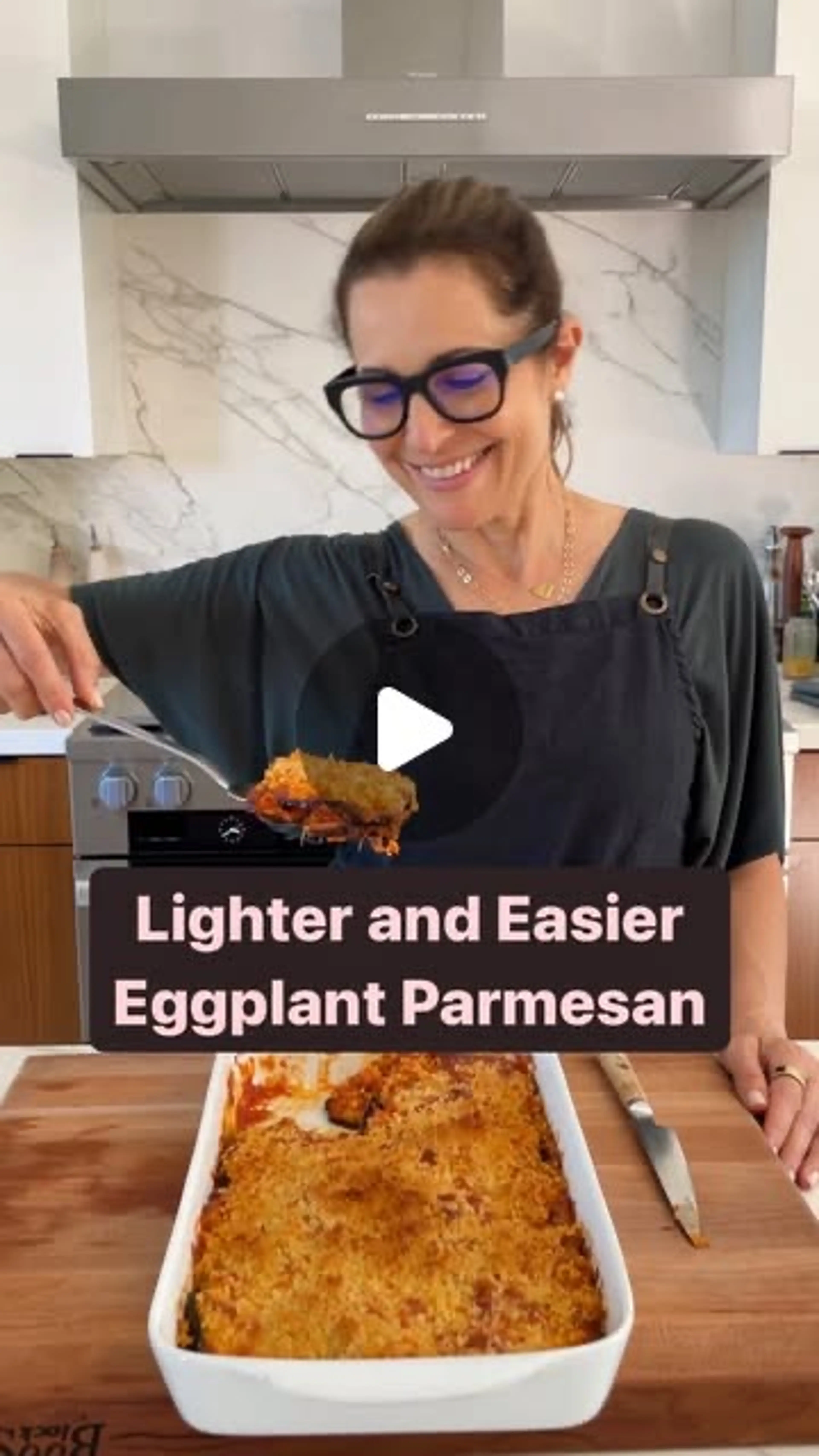 Lighter, Easier Eggplant Parm (no Frying, All Flavor