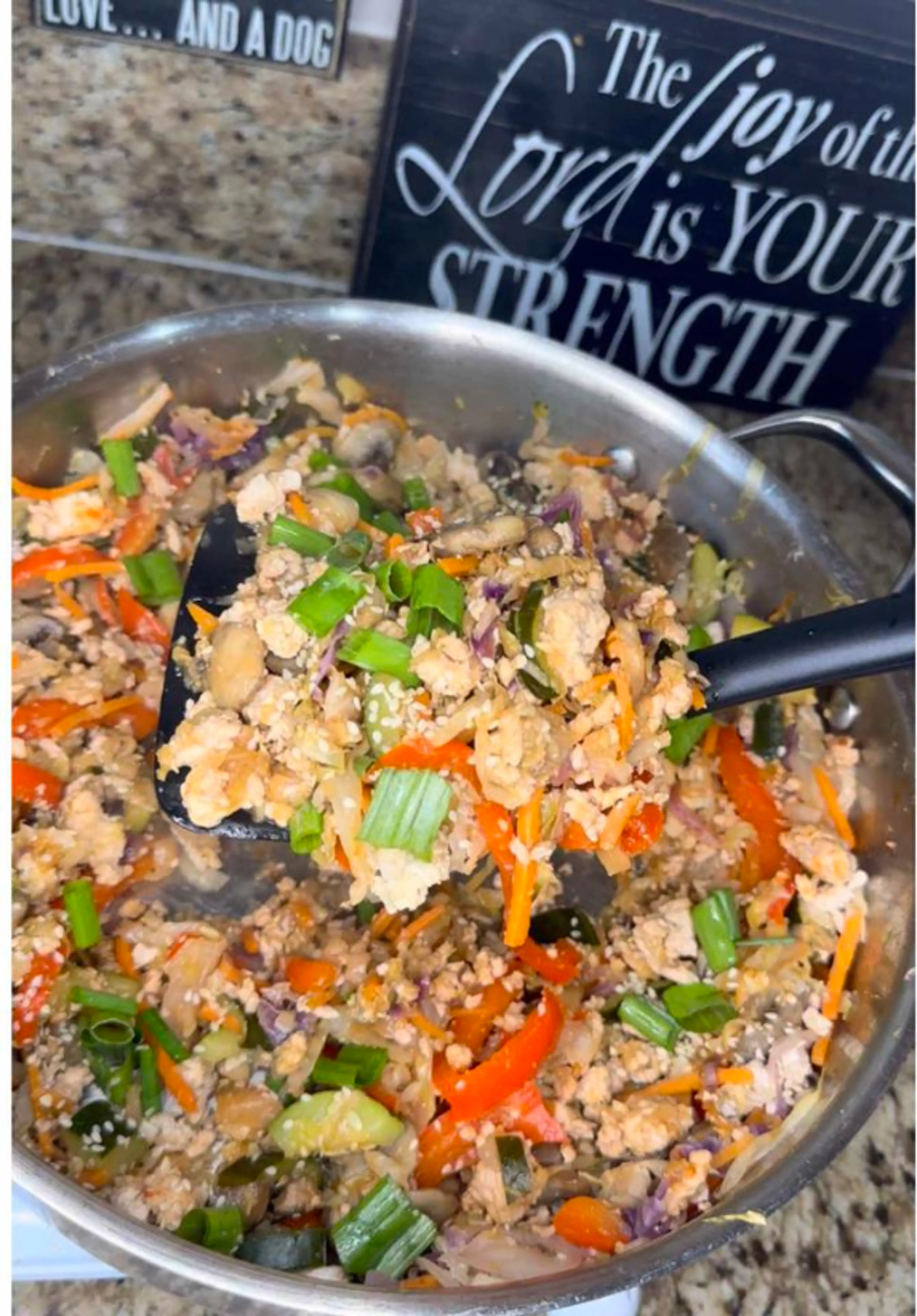 Turkey & Cabbage Asian Stir-fry