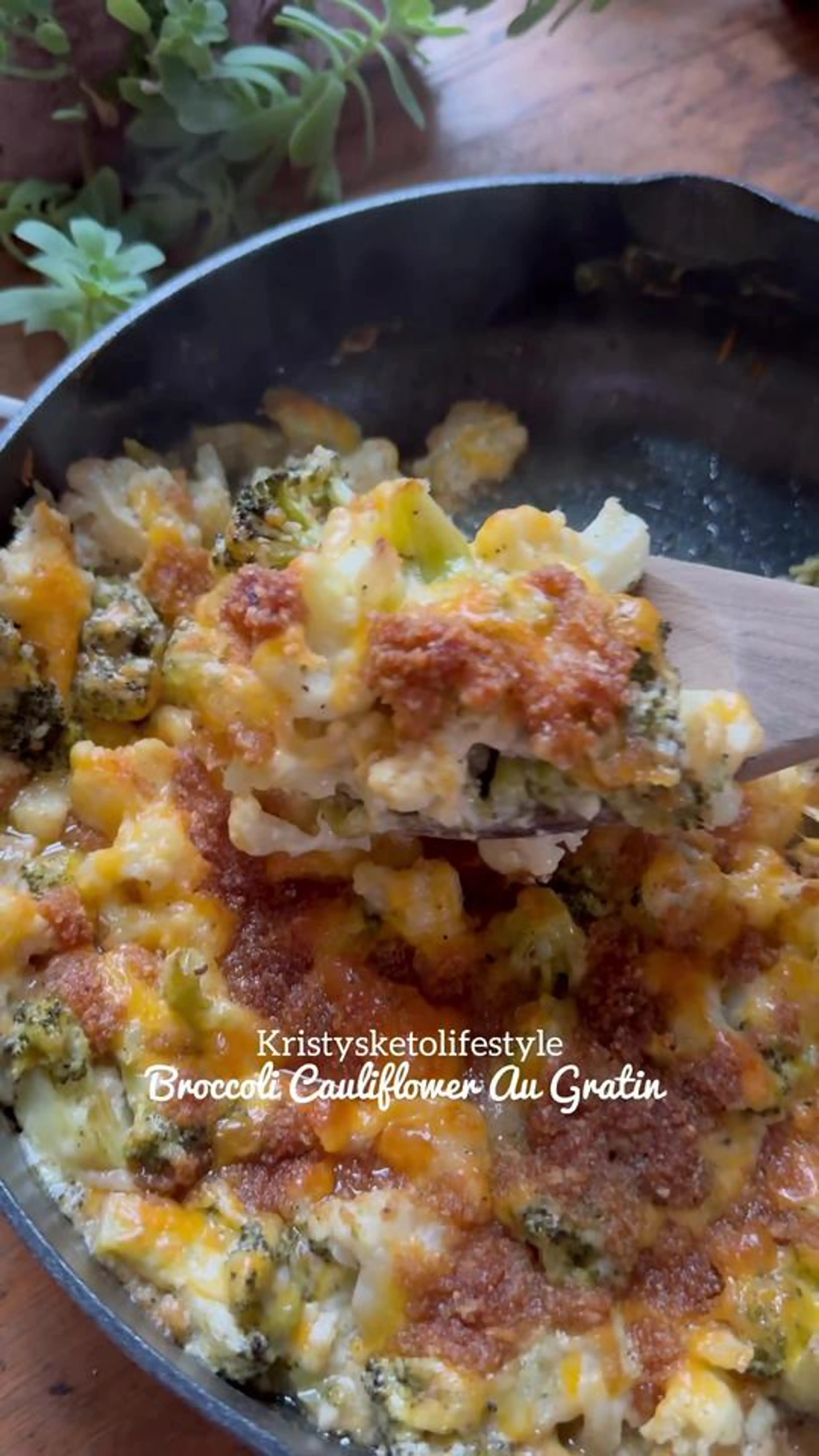 Broccoli Cauliflower Au Gratin