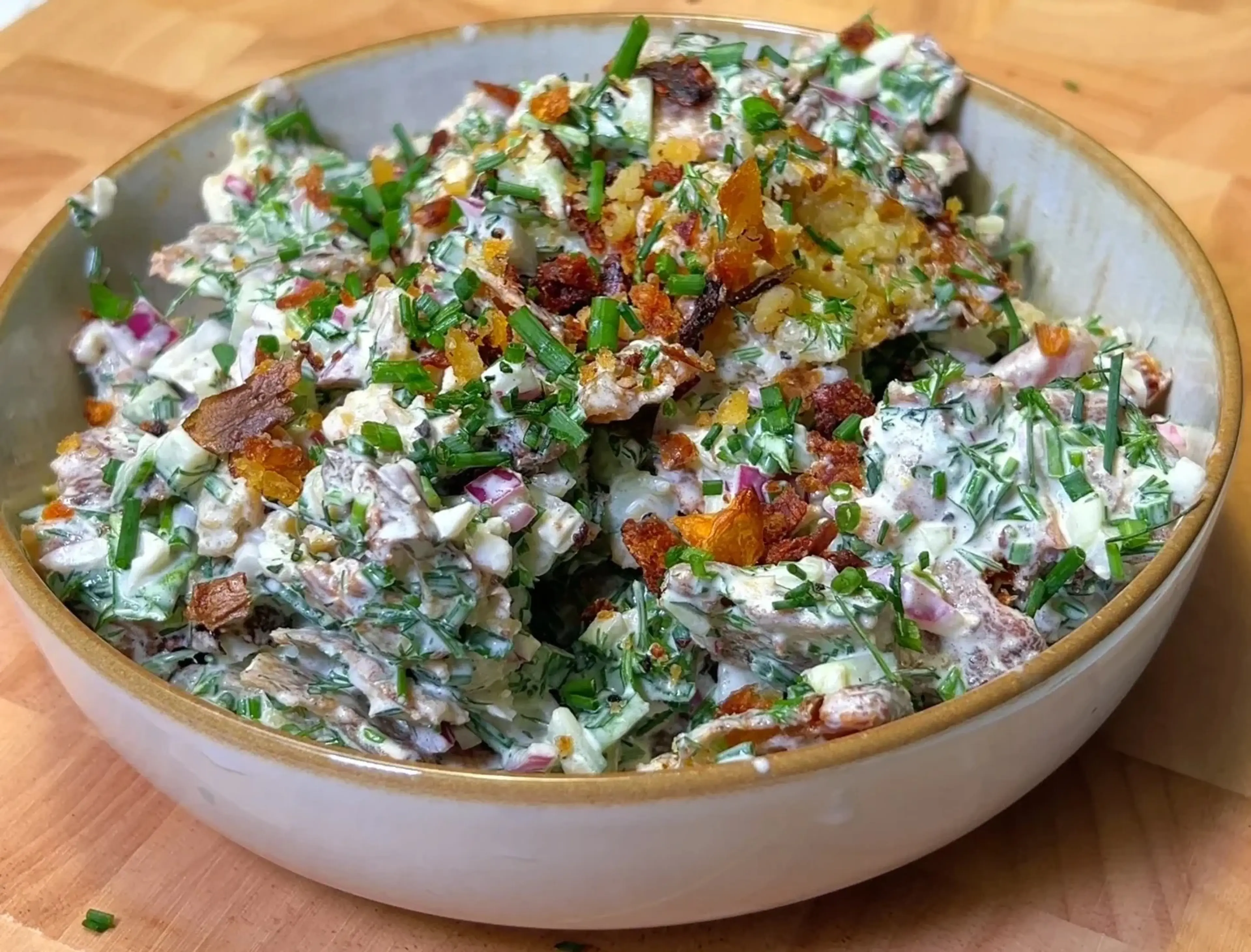 Smashed Potato Salad