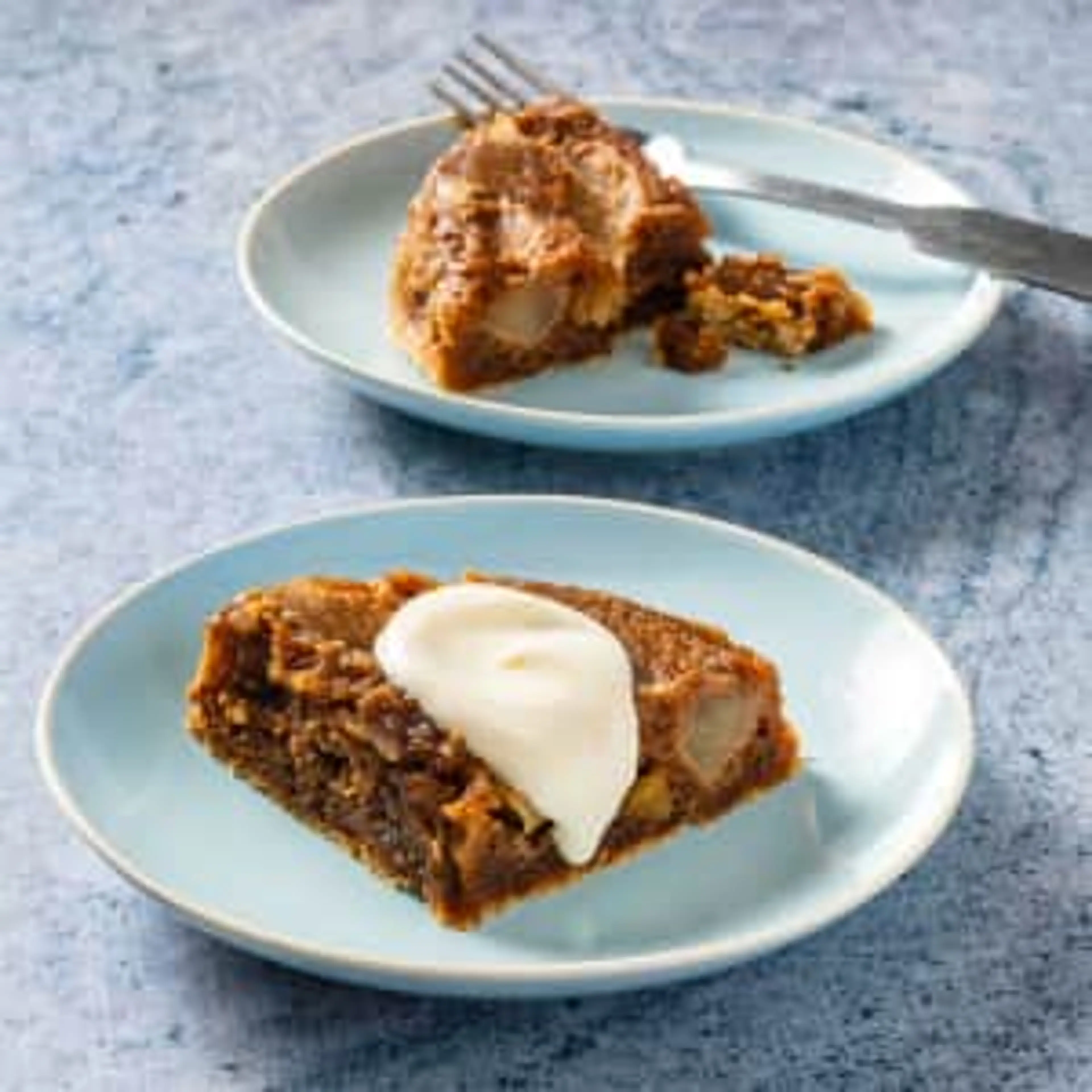 Small-Batch Pear-Walnut Upside-Down Cake