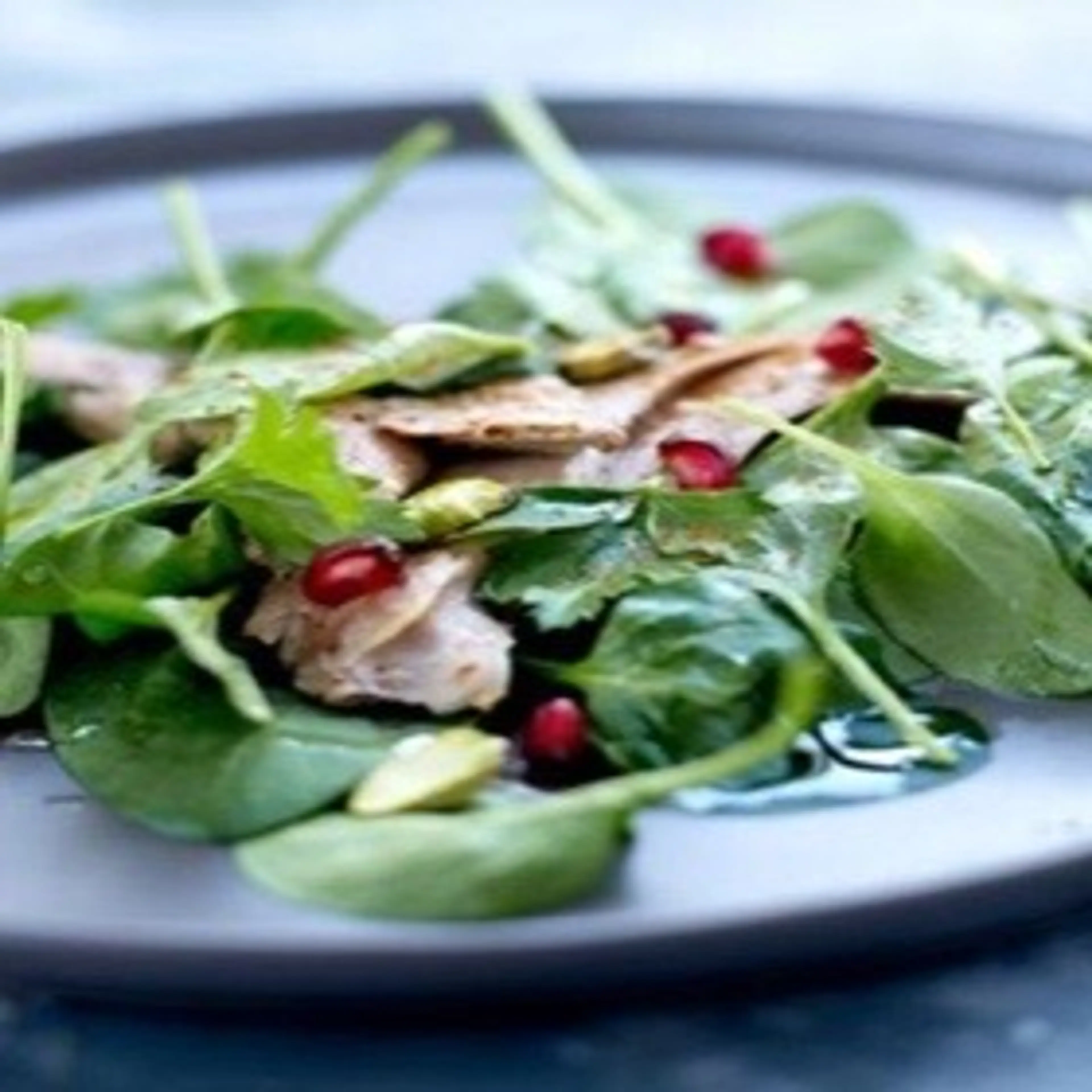 Salade De Pintade, Grenade, Pistaches, Avocat | La Pintade