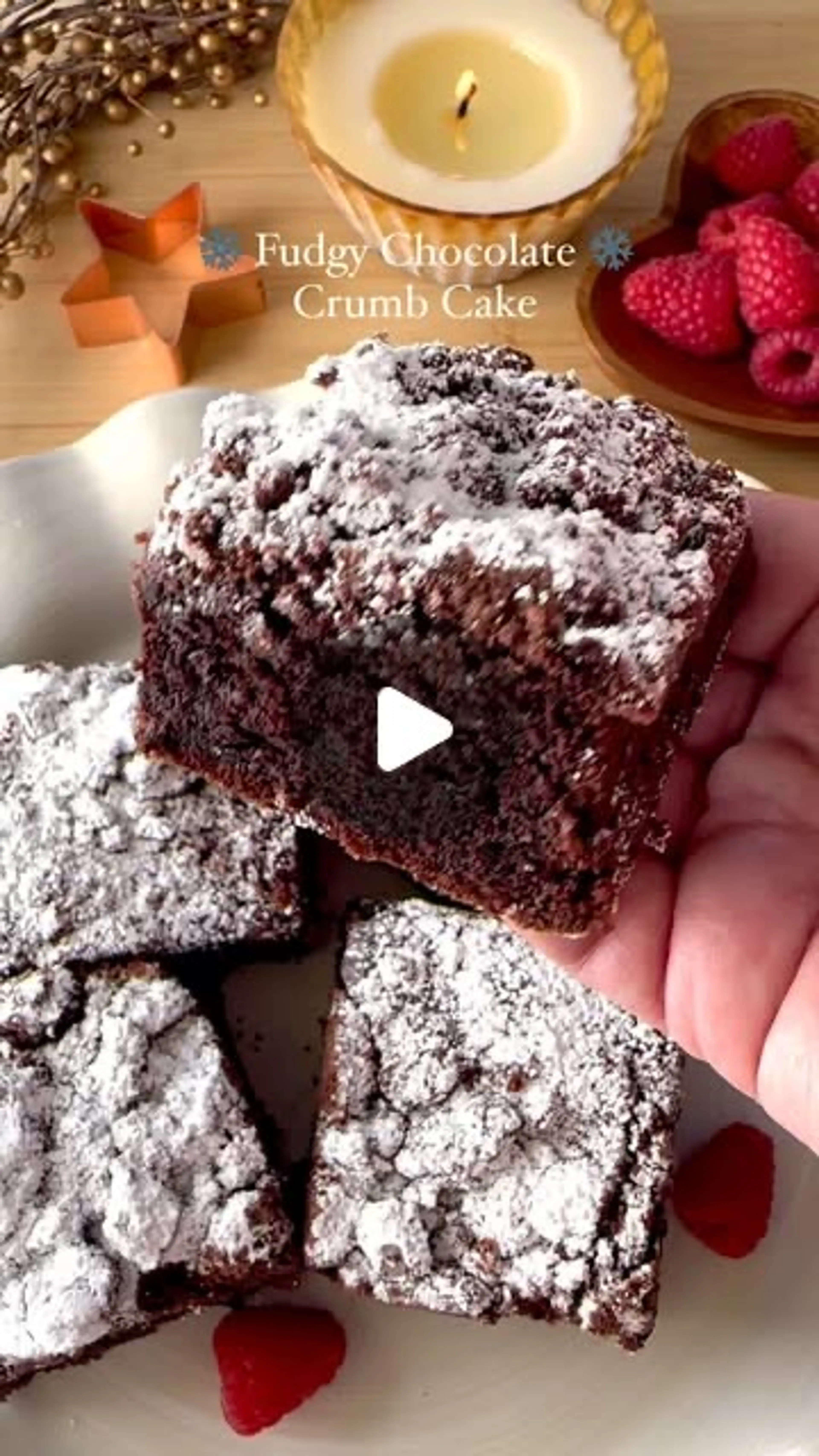 Fudgy Chocolate Crumb Cake