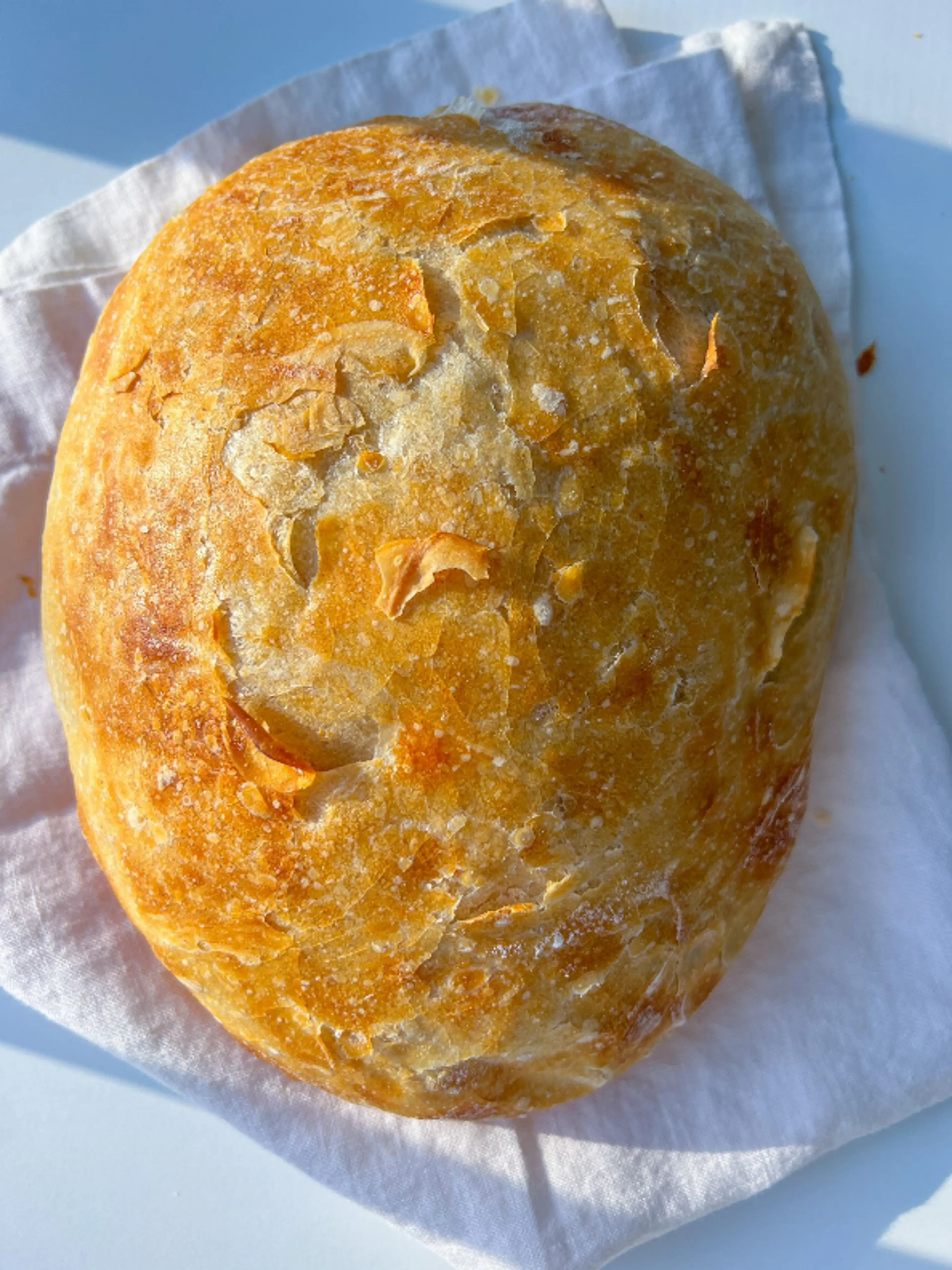 No Knead Bread Peasant Bread
