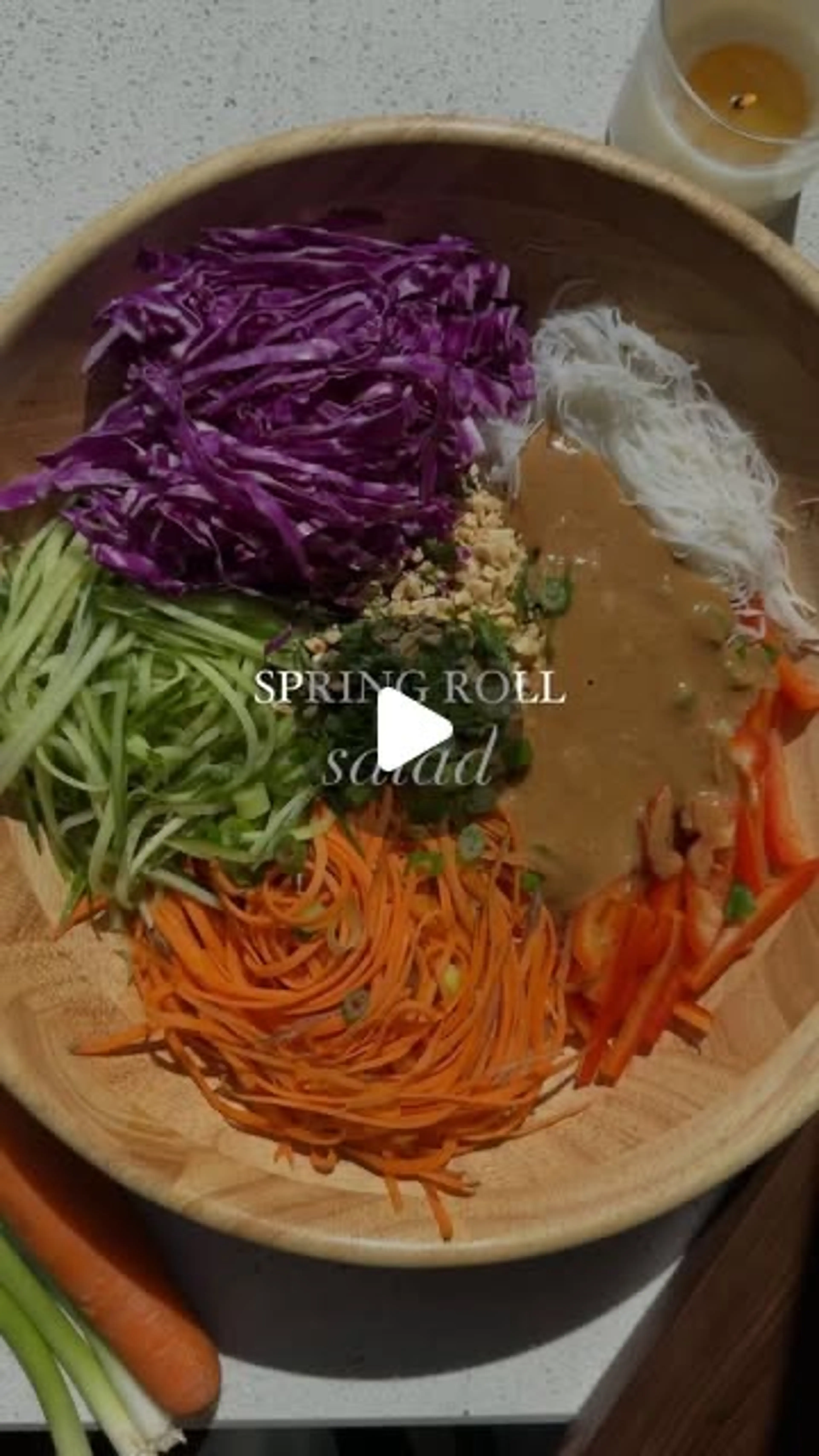 Send This Spring Roll Salad to Your Bestie