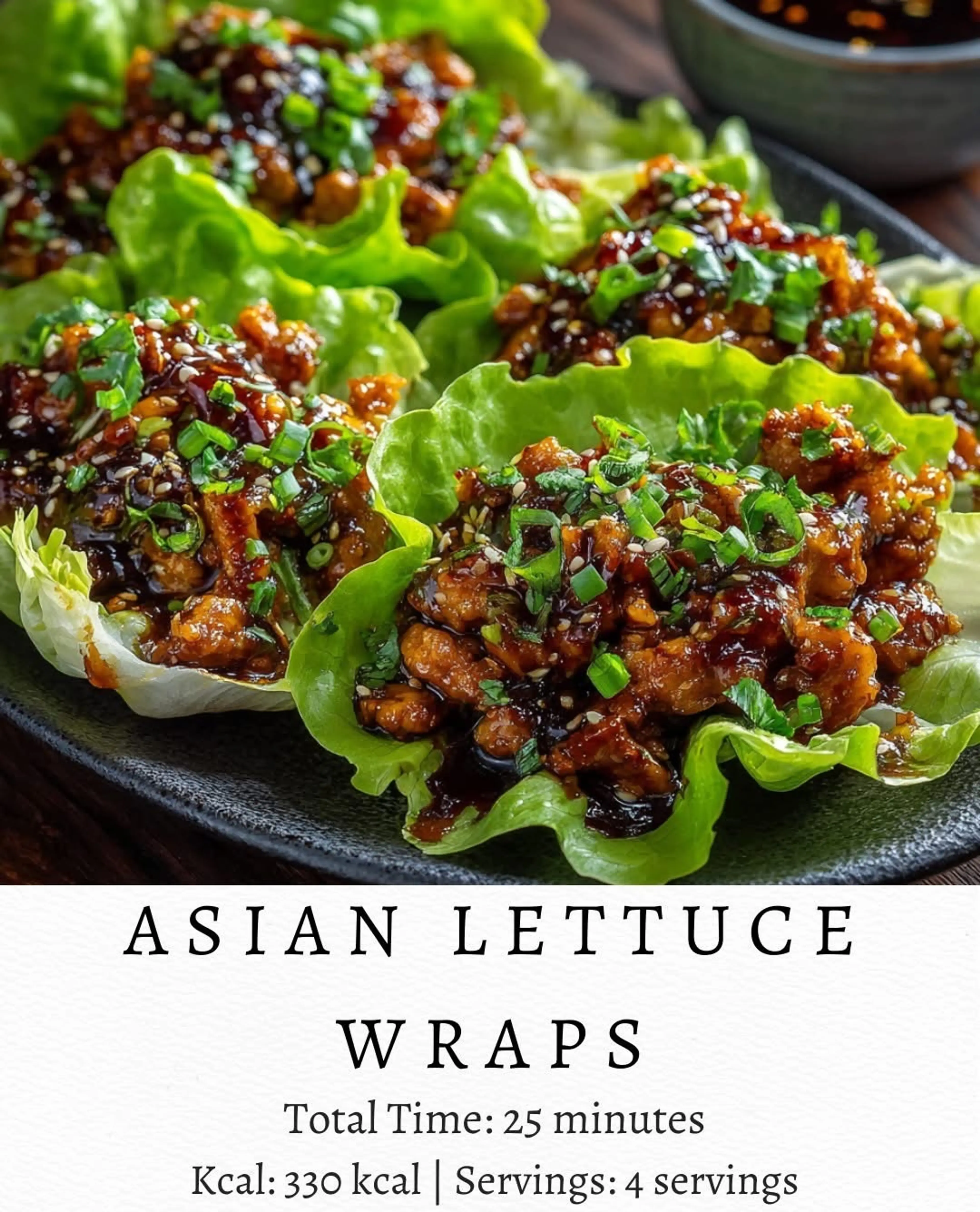Asian Chicken Lettuce Wraps