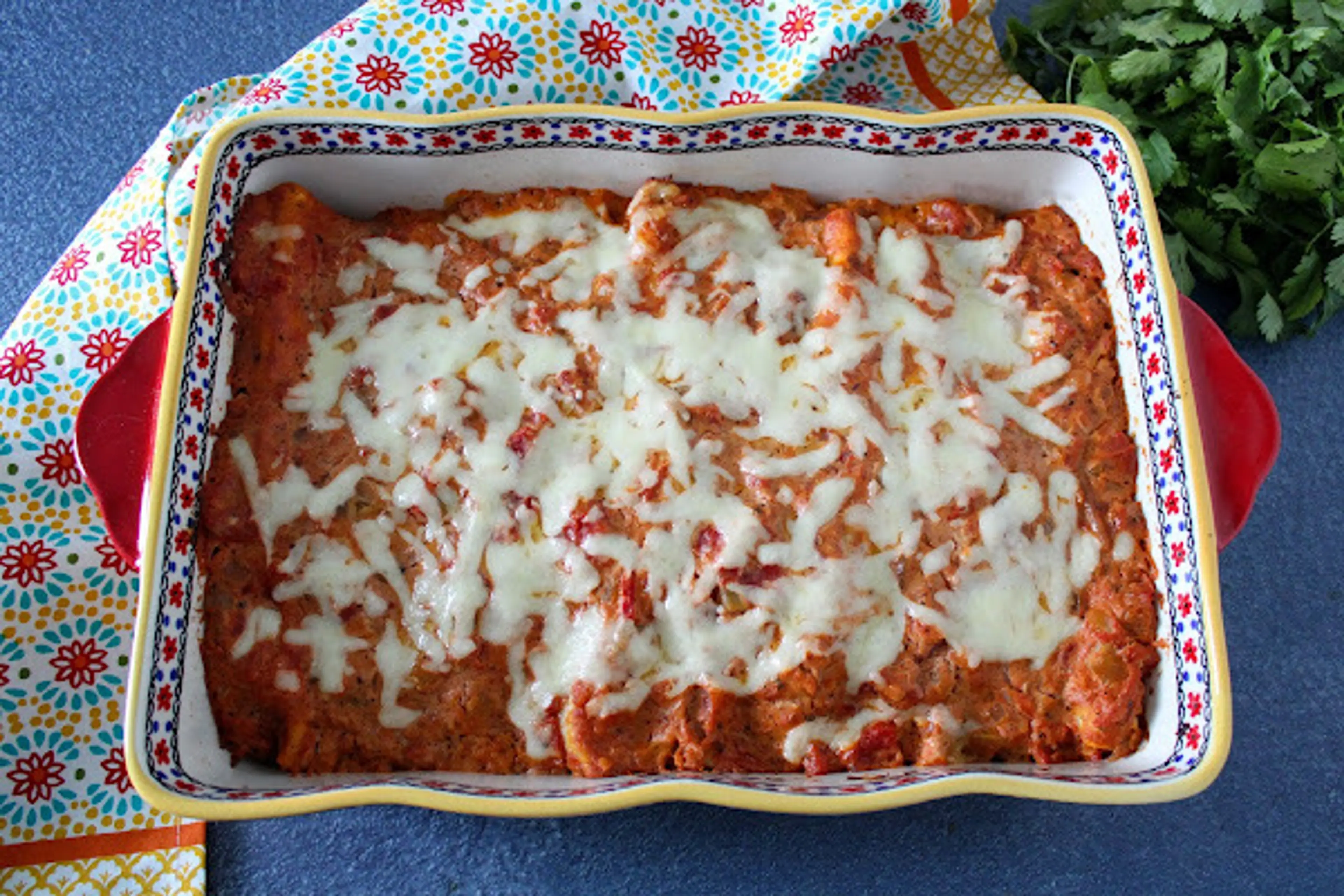 Sour Cream Chicken Enchiladas