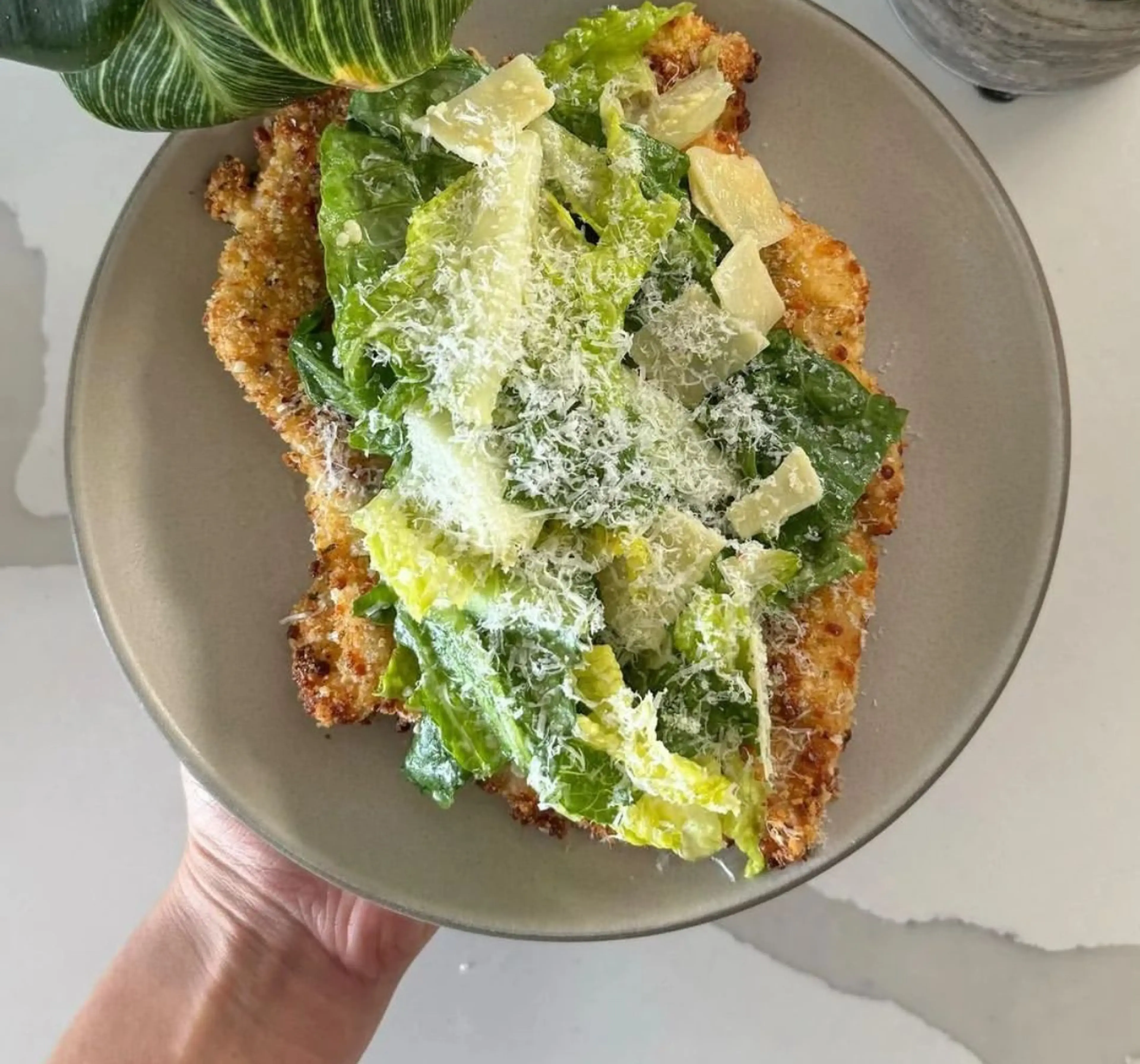 Crispy Chicken Caesar Cutlets