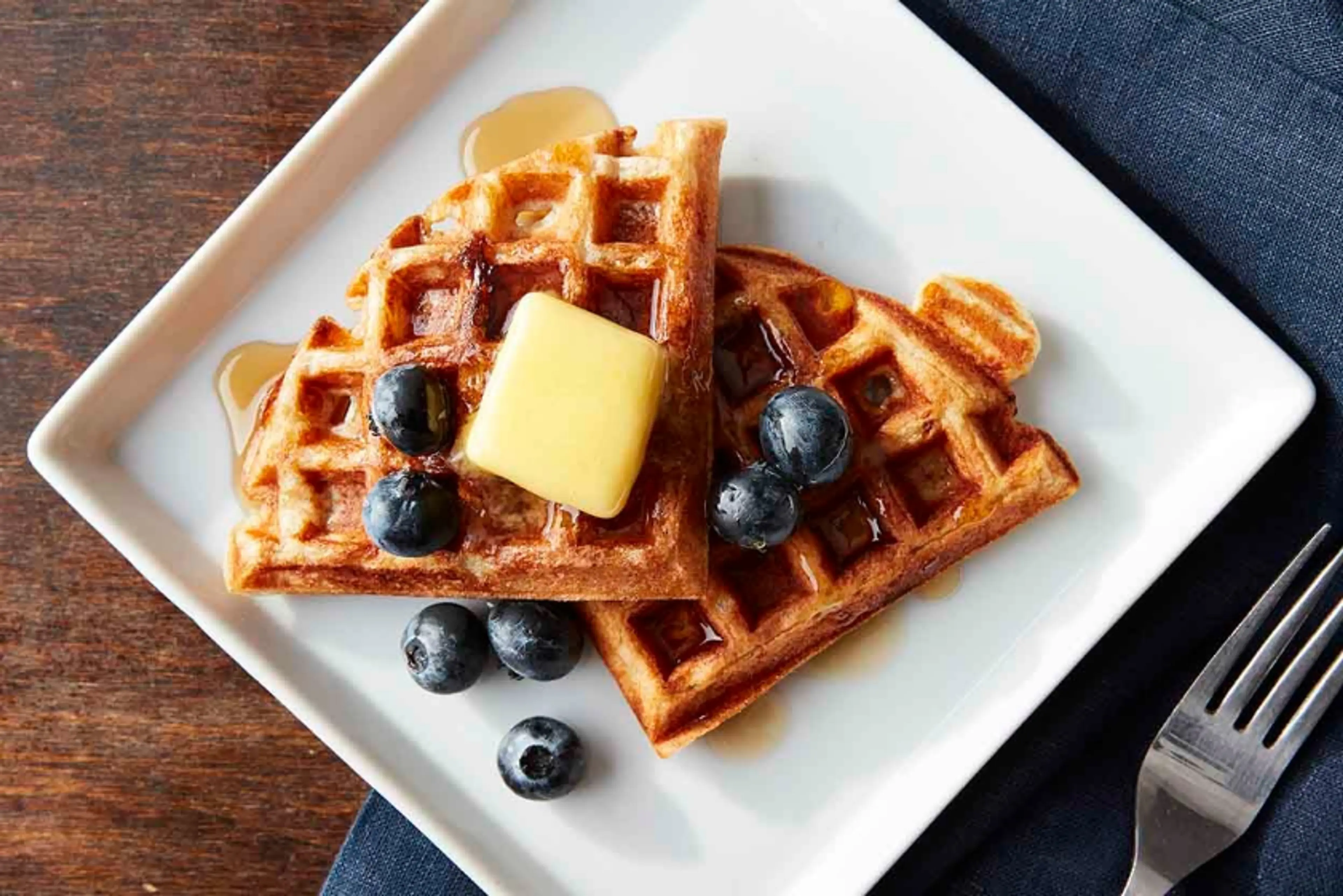 Old-Fashioned Maine Sourdough Waffles