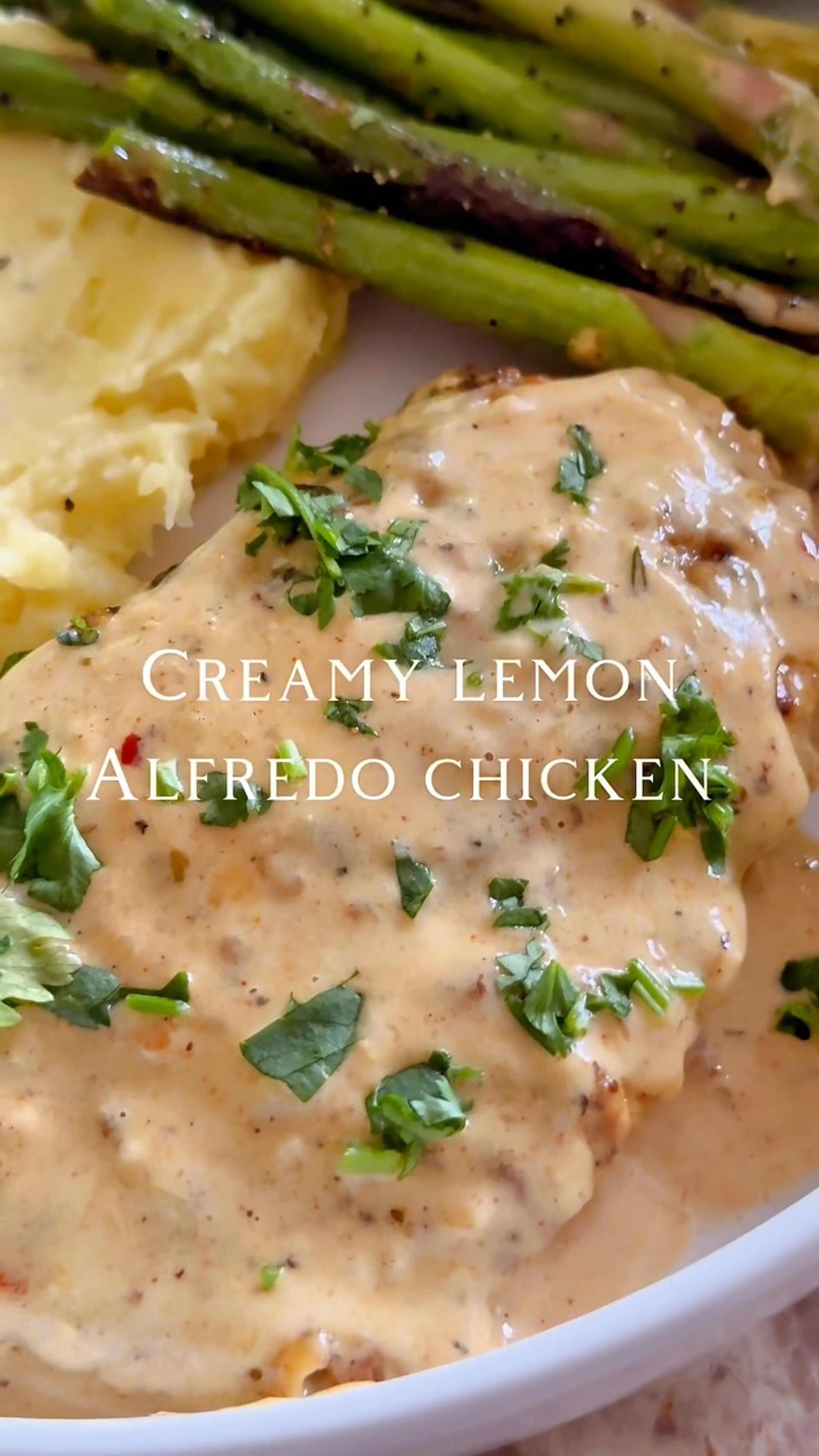 Zesty and Comforting Creamy Lemon Alfredo Chicken Where Velv