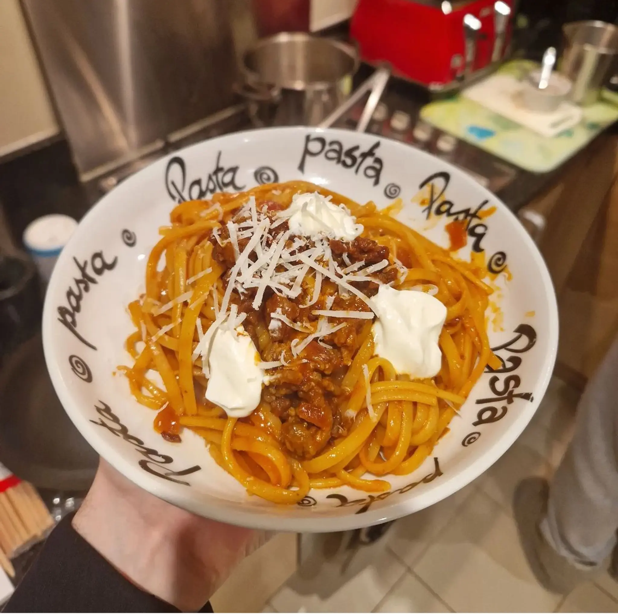 Harissa Spiced Lamb Linguine