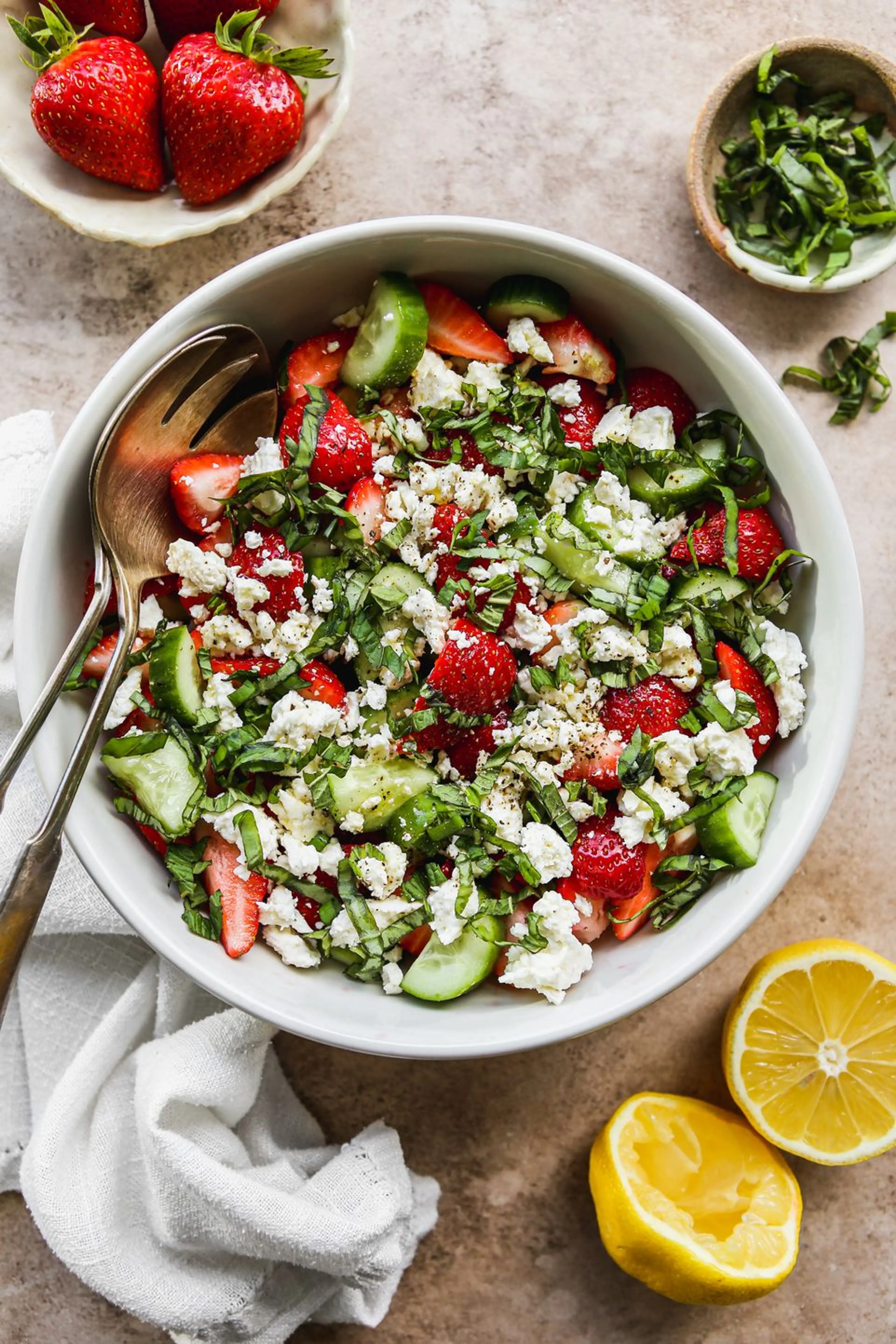 Strawberry Cucumber Salad