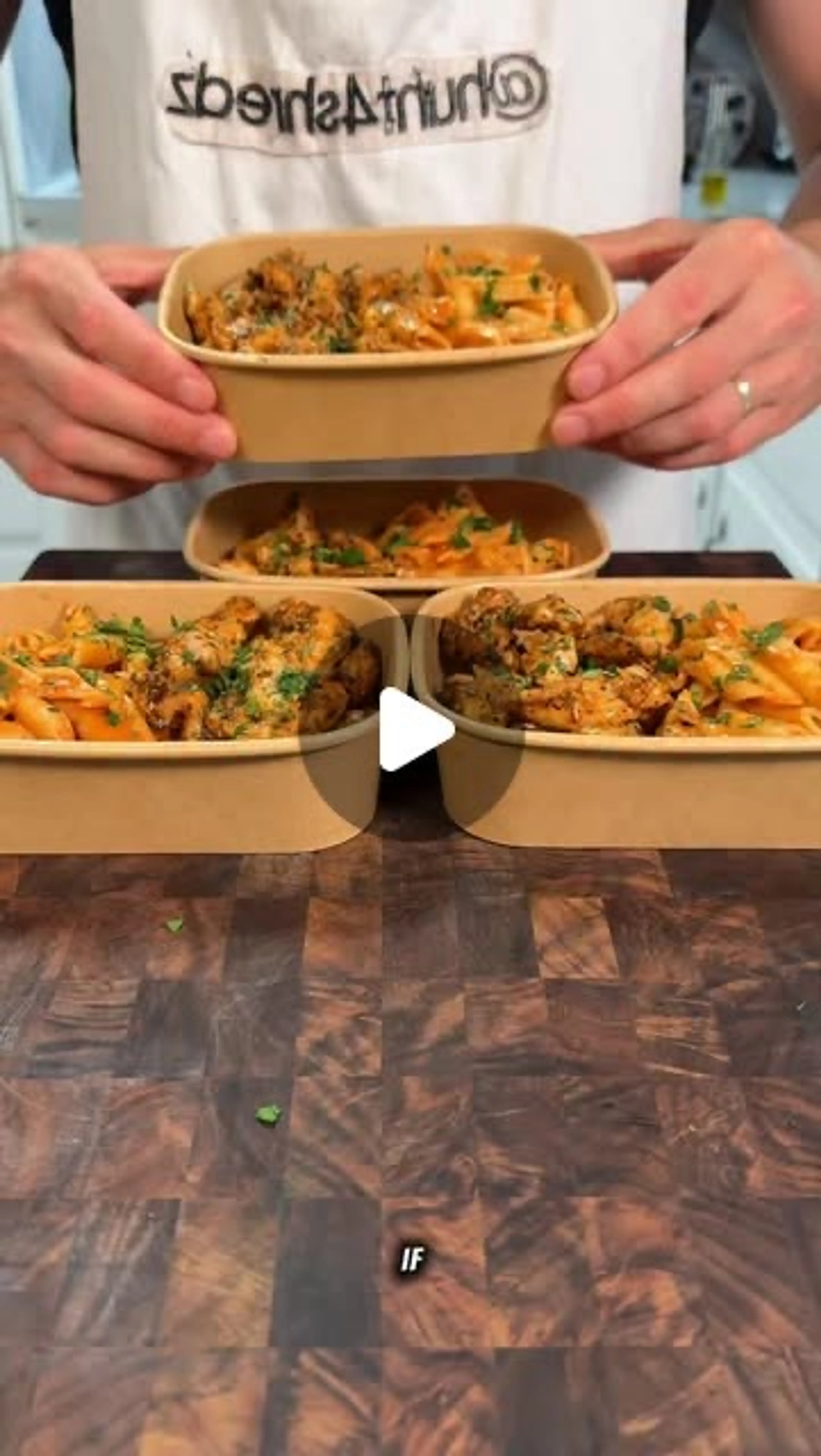 High-protein Cajun Honey Butter Chicken Pasta