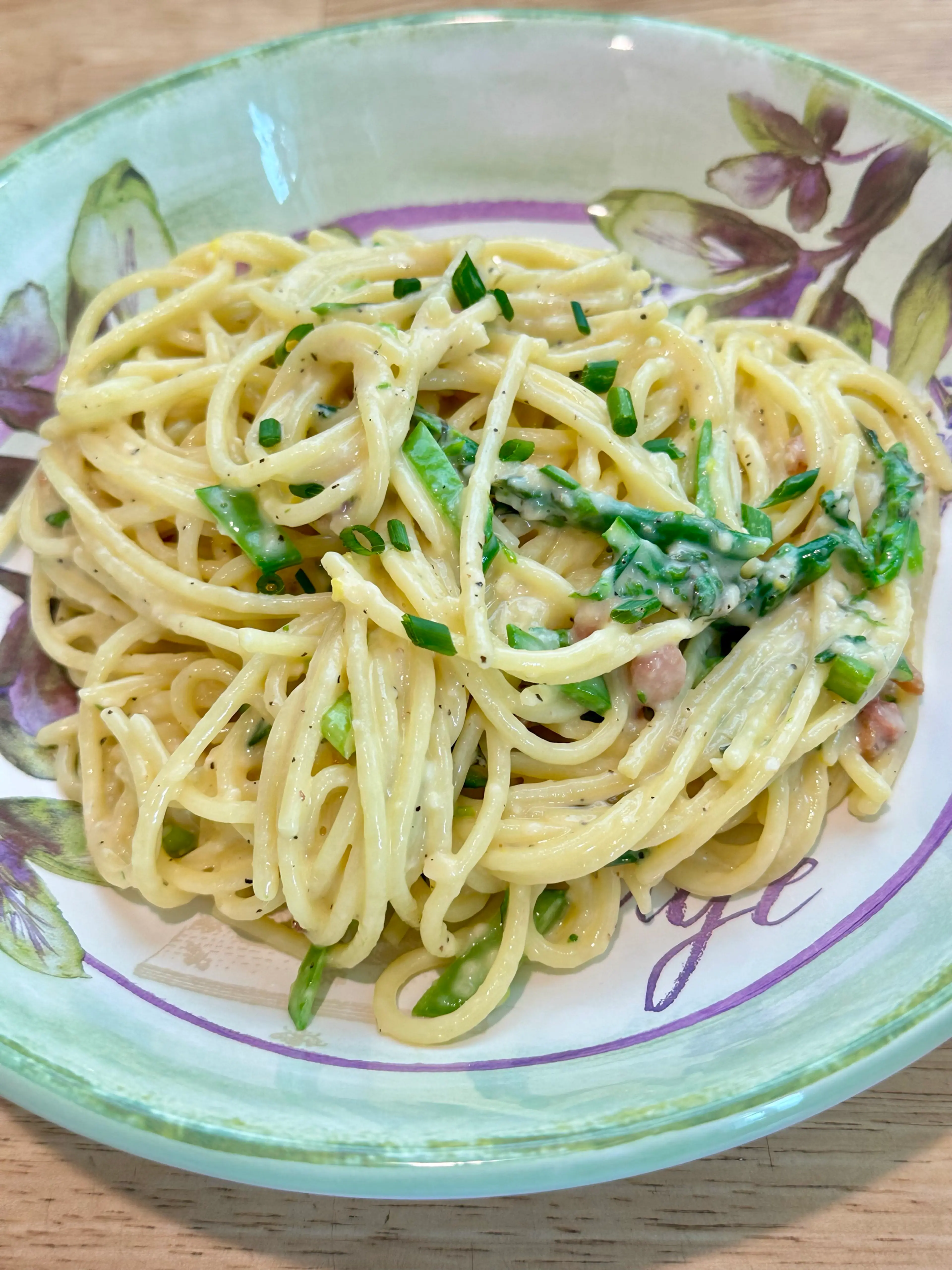 Spring Green Carbonara