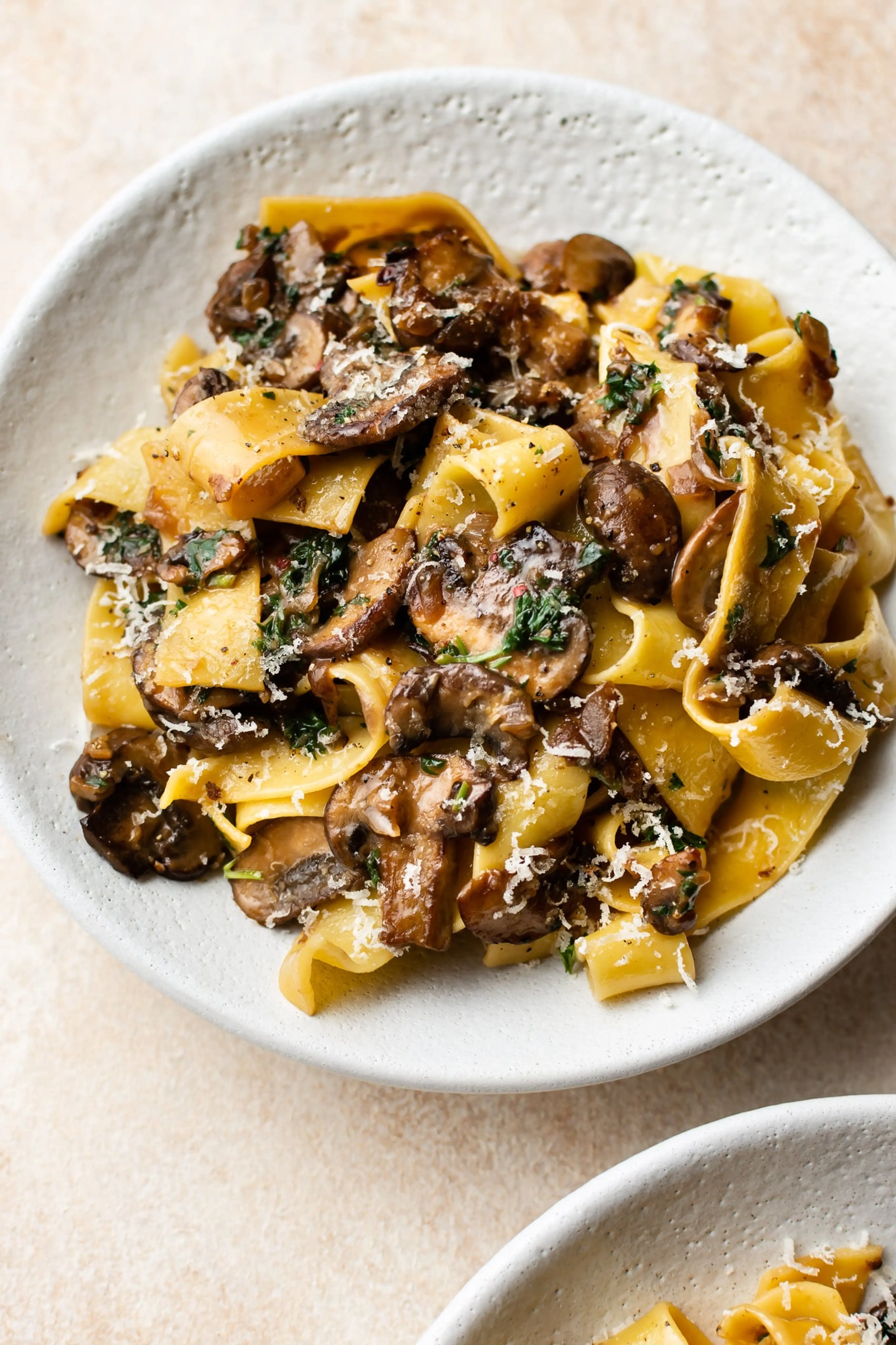 Garlic Mushroom Pasta