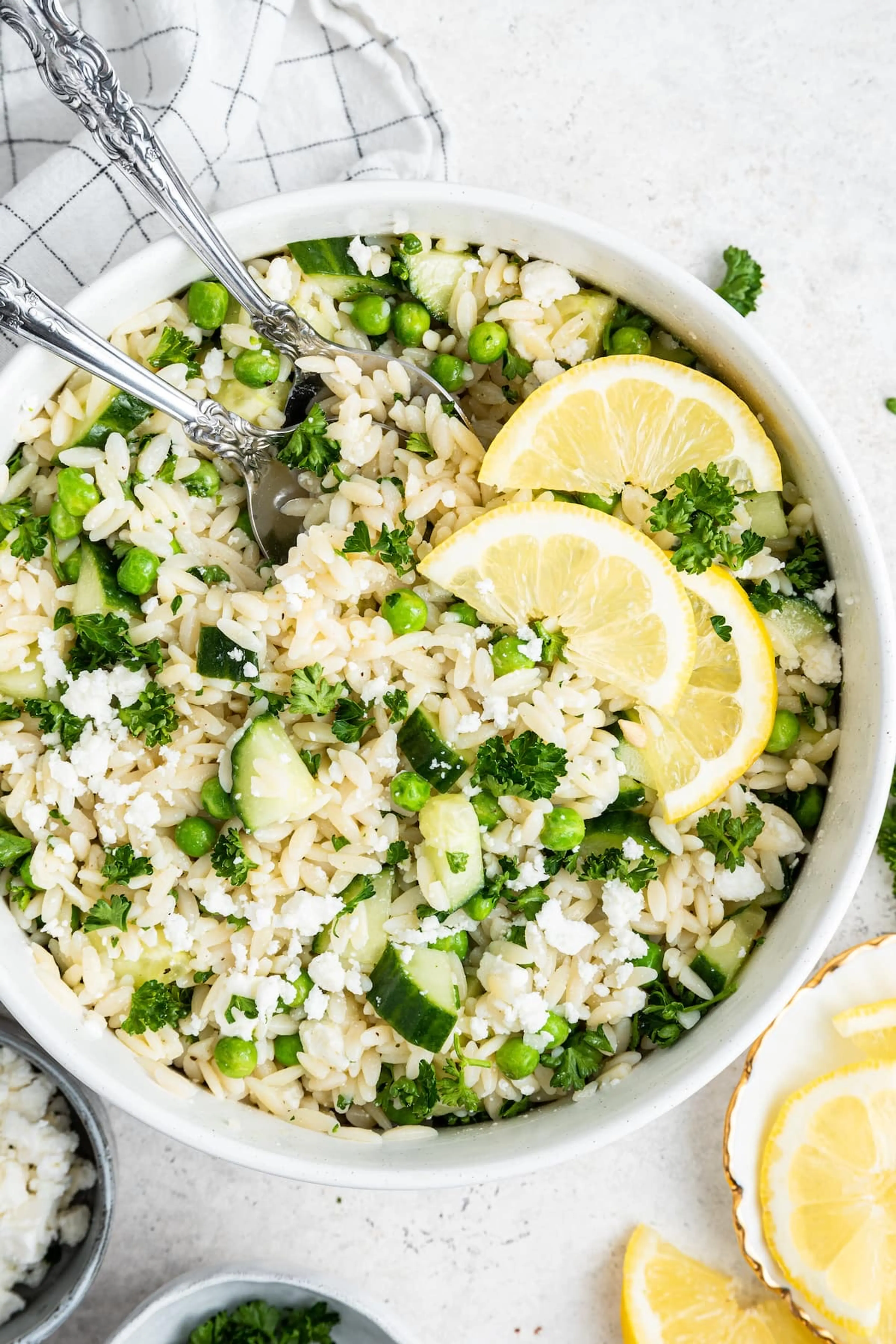 Lemon Orzo Salad