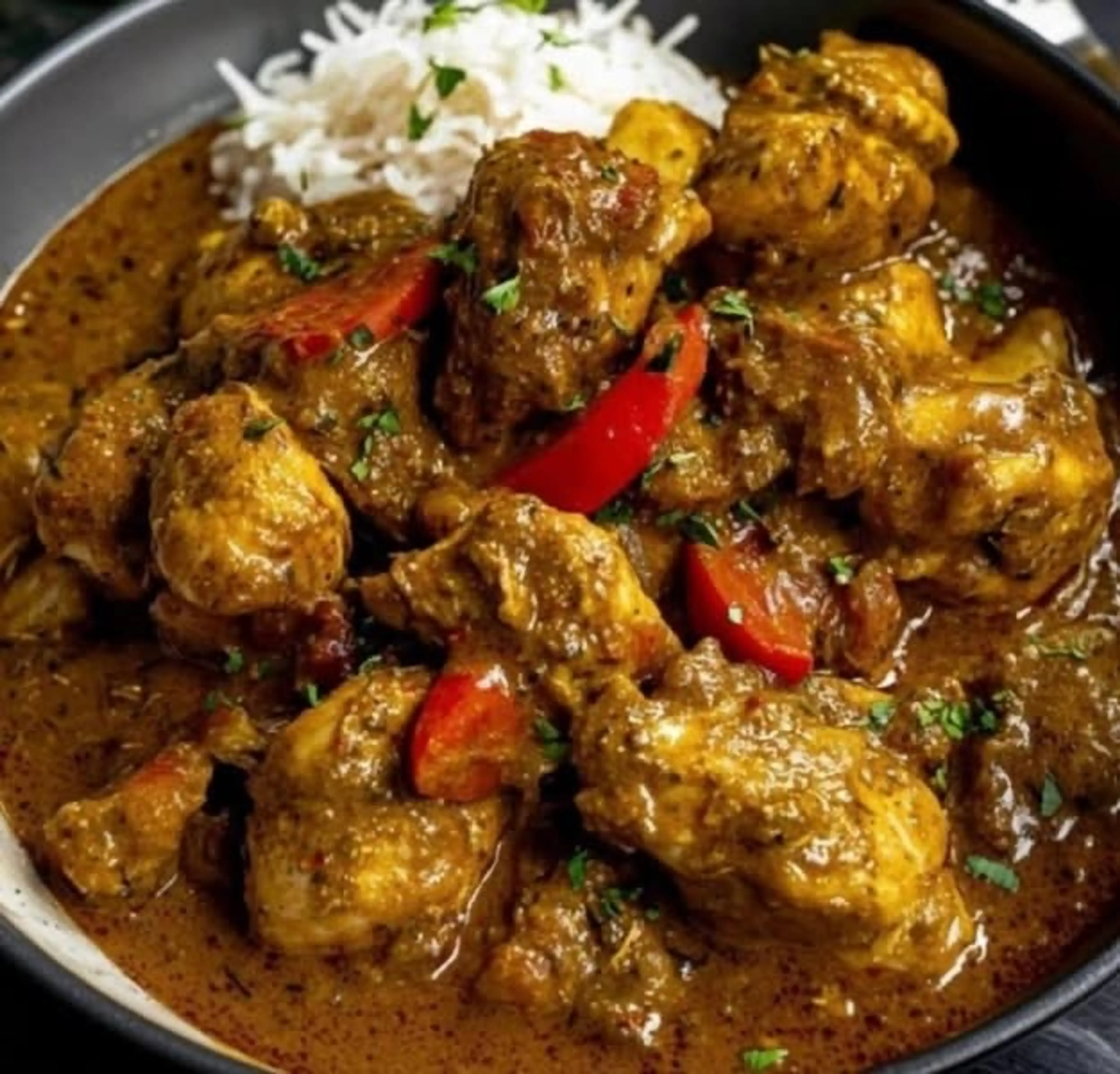 Creamy Jamaican Chicken Curry with Coconut & Spice