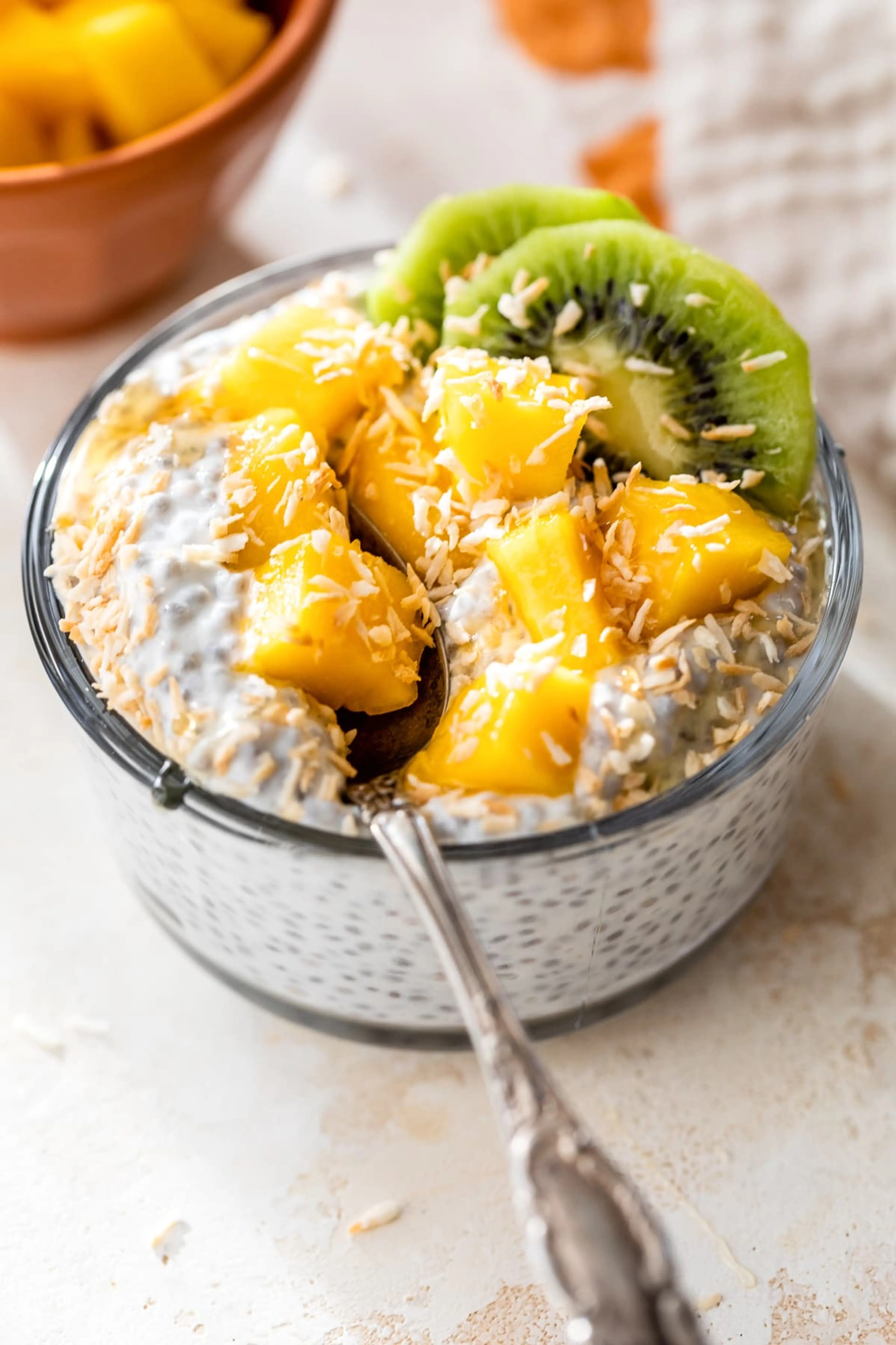 Tropical Chia Pudding Breakfast Bowl