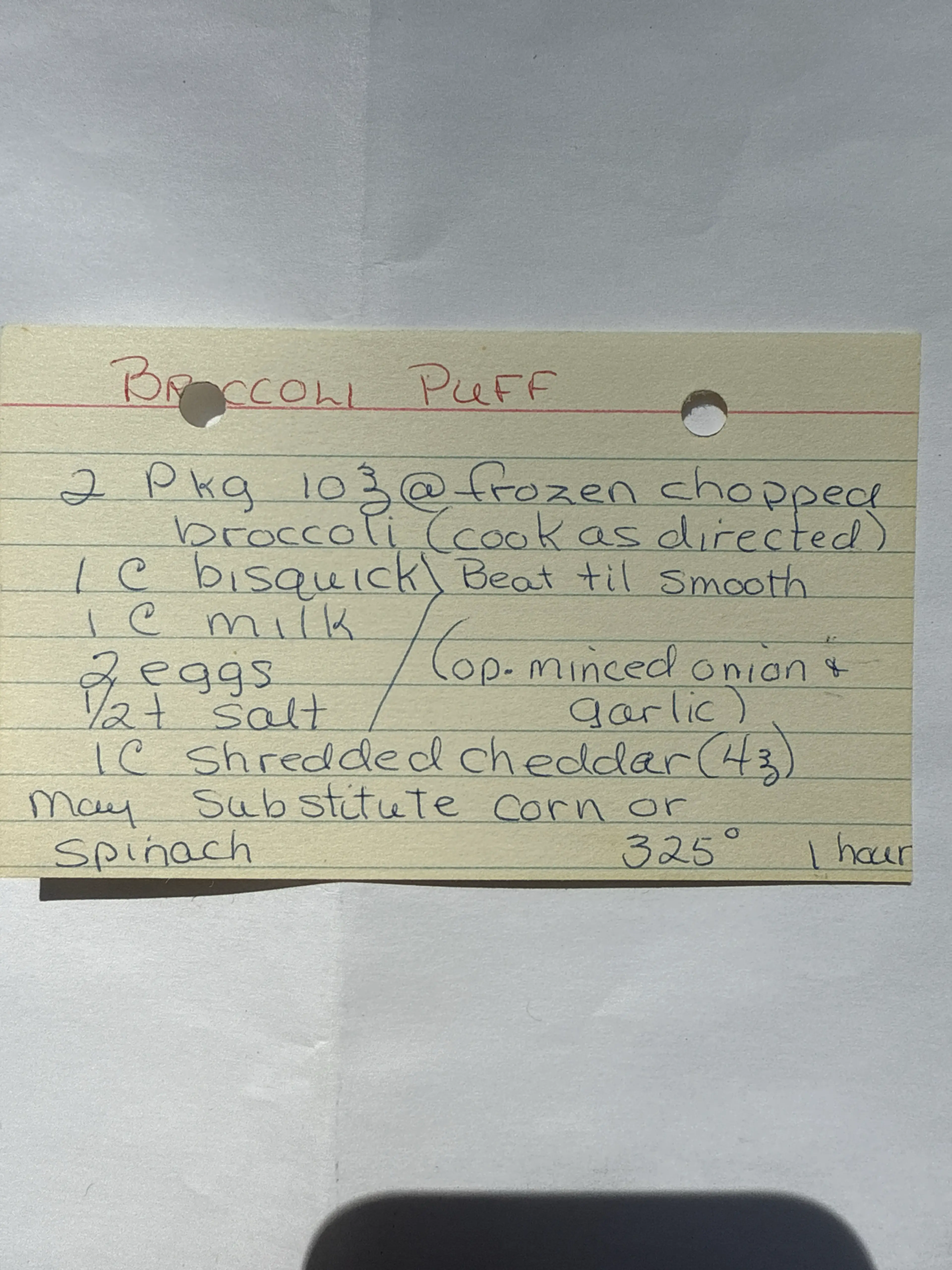 Broccoli Puff
