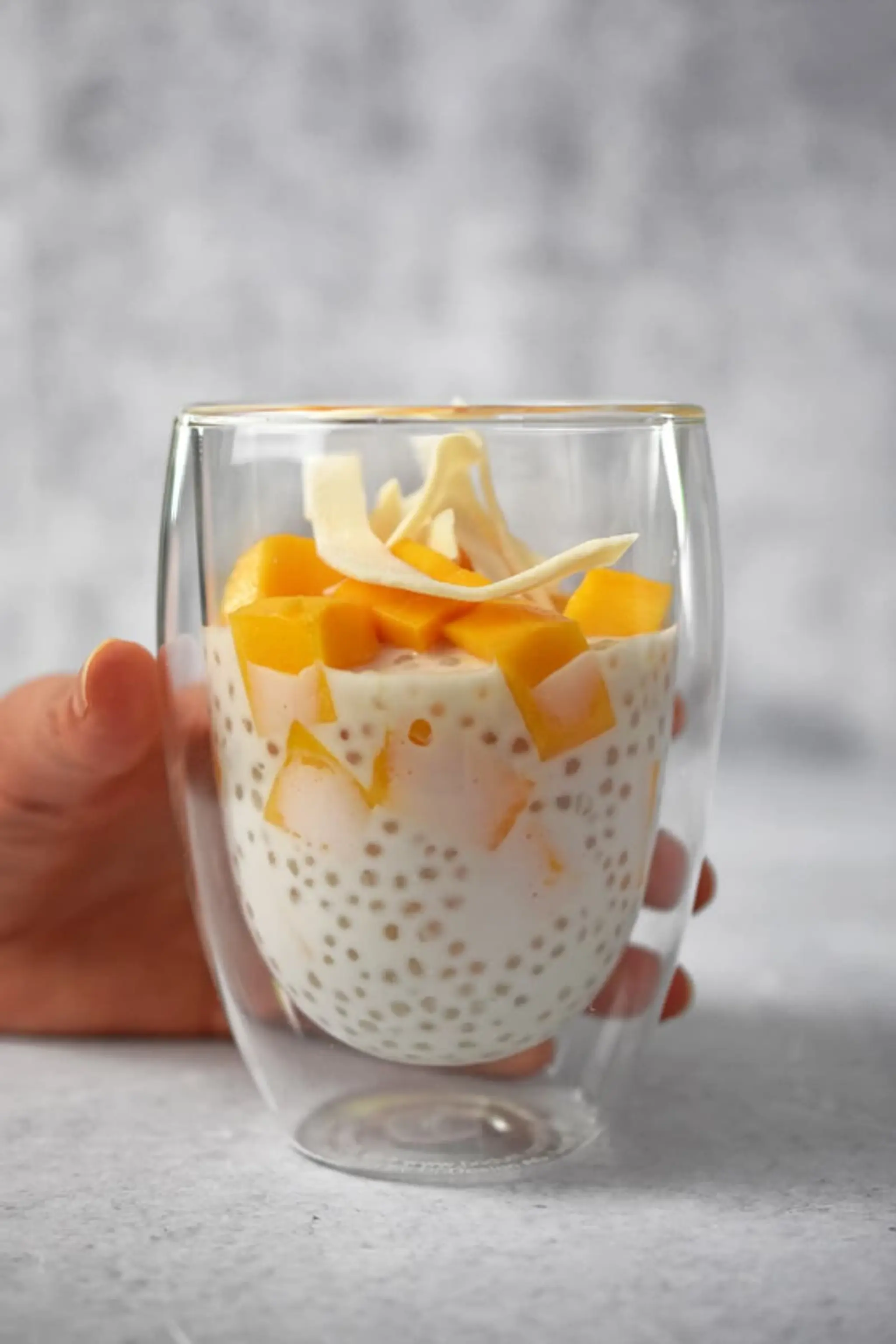 Mango Sago (Coconut Tapioca Pudding)